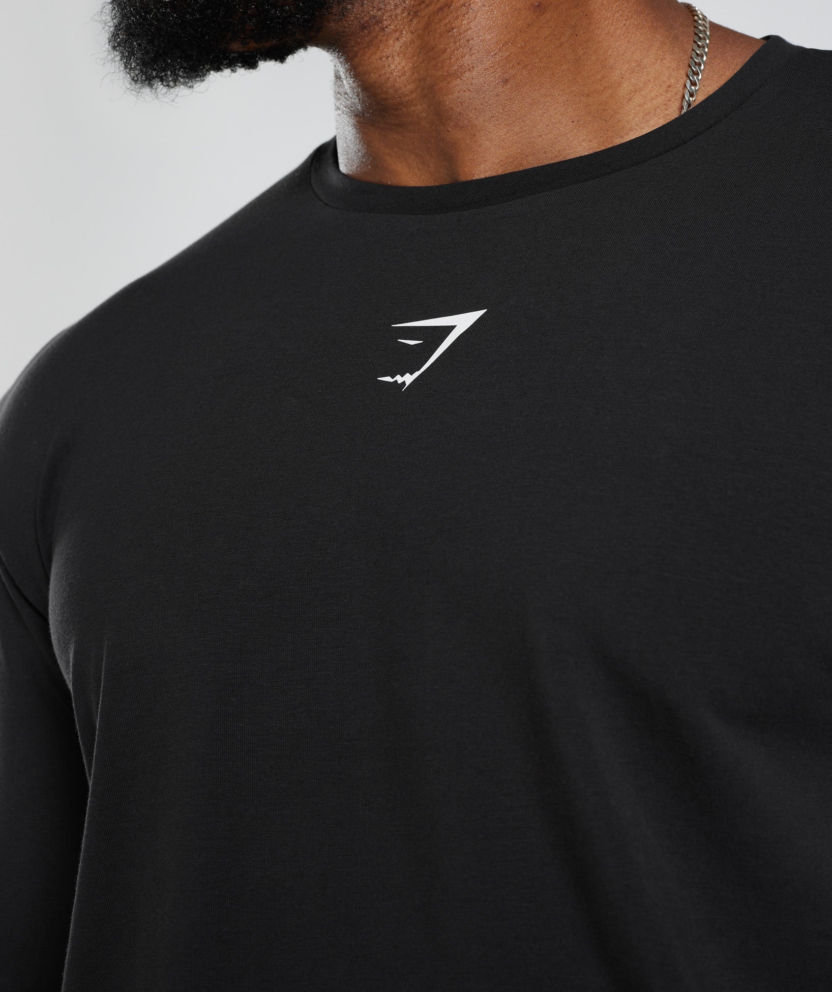Core Long Sleeve T-Shirt in Black - view 5