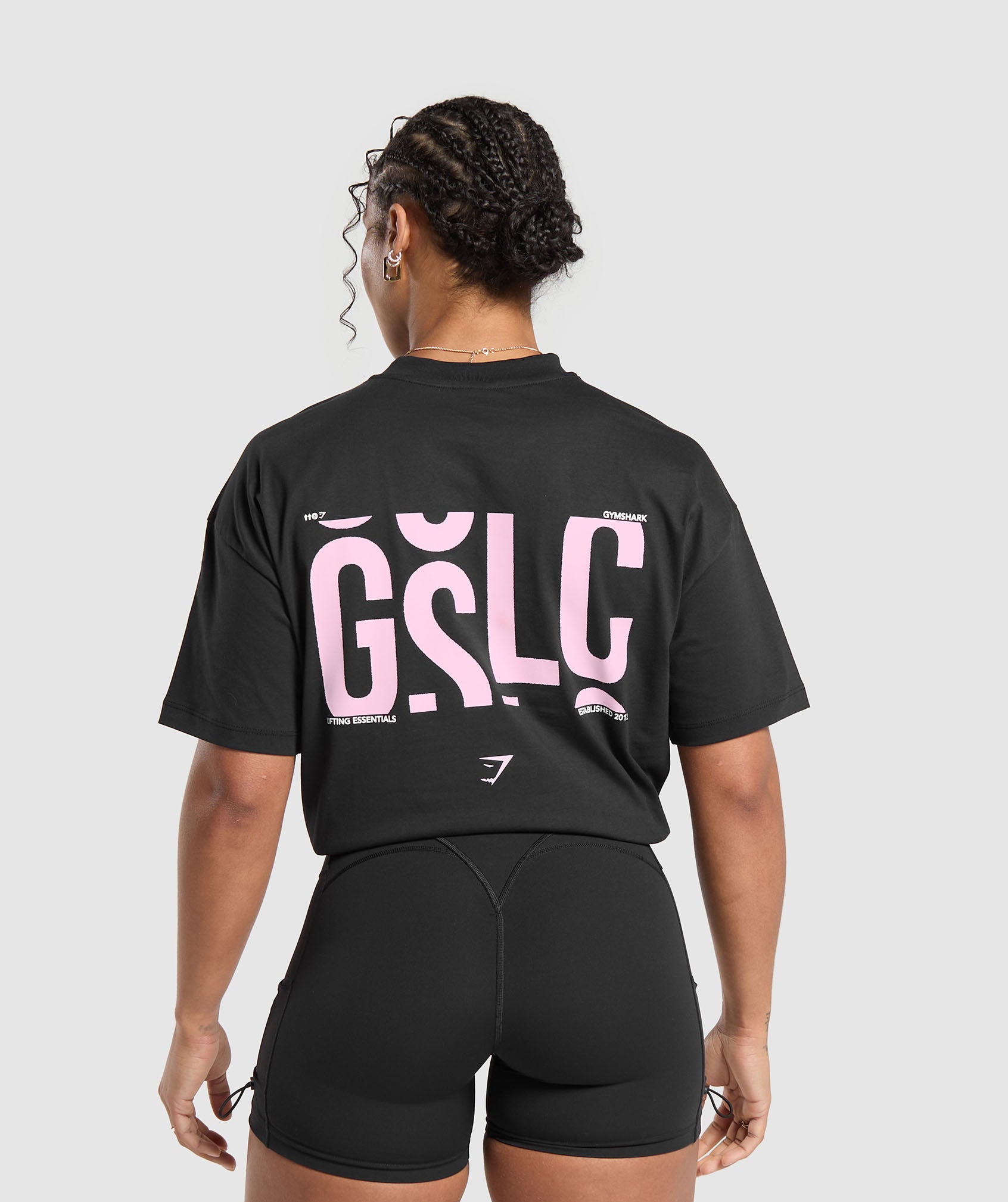 GSLC Oversized Tee in Black