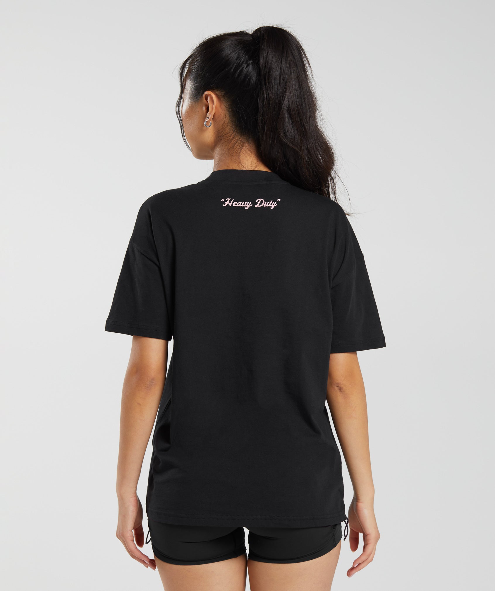 Heavy Duty Oversized T-Shirt in Black - view 2