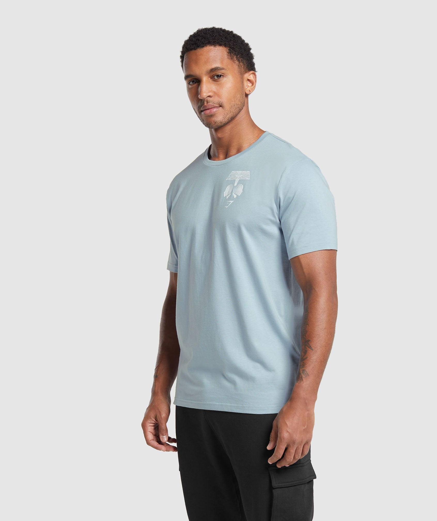 Hybrid Wellness T-Shirt in Salt Blue - view 3