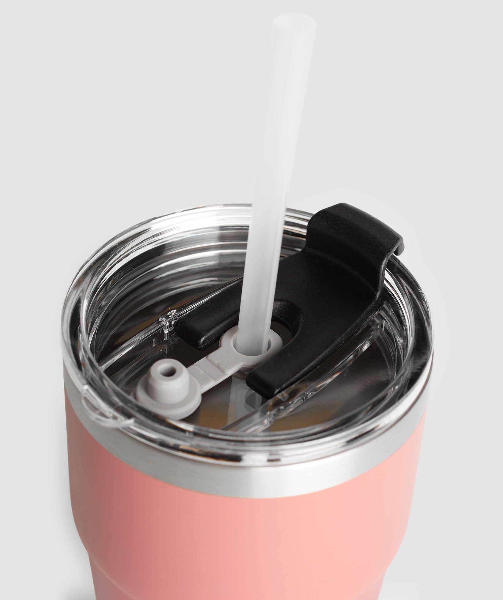 Insulated Straw Cup in Classic Pink/Vintage Pink - view 3