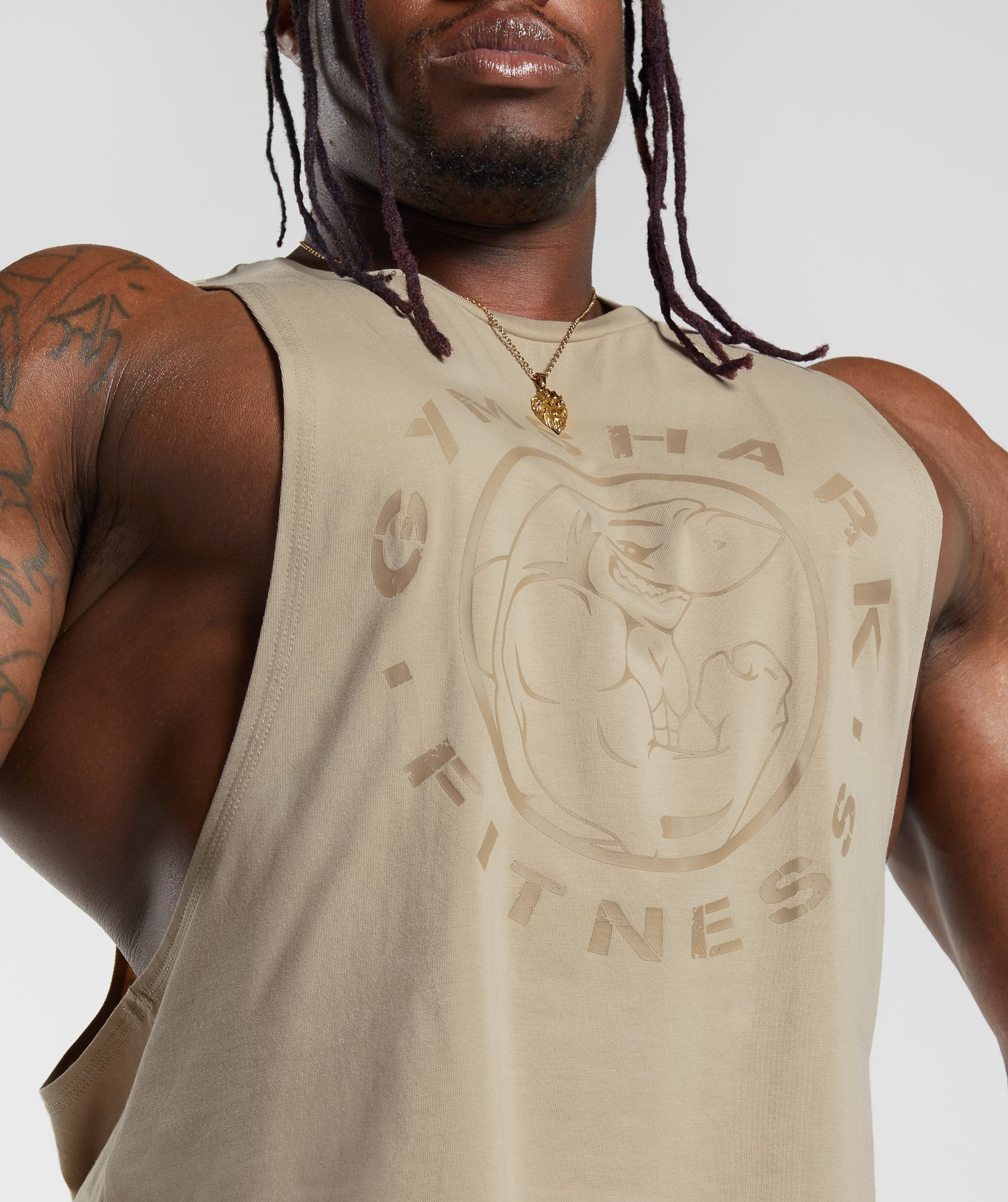 Legacy Drop Arm Tank in Desert Beige - view 5