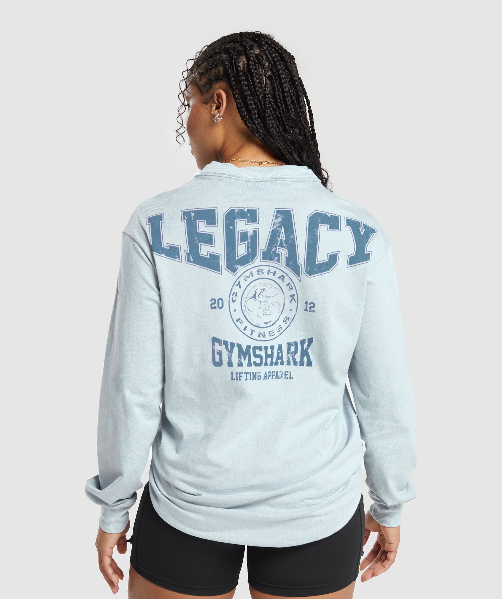 Legacy Long Sleeve Top in Fresh Blue