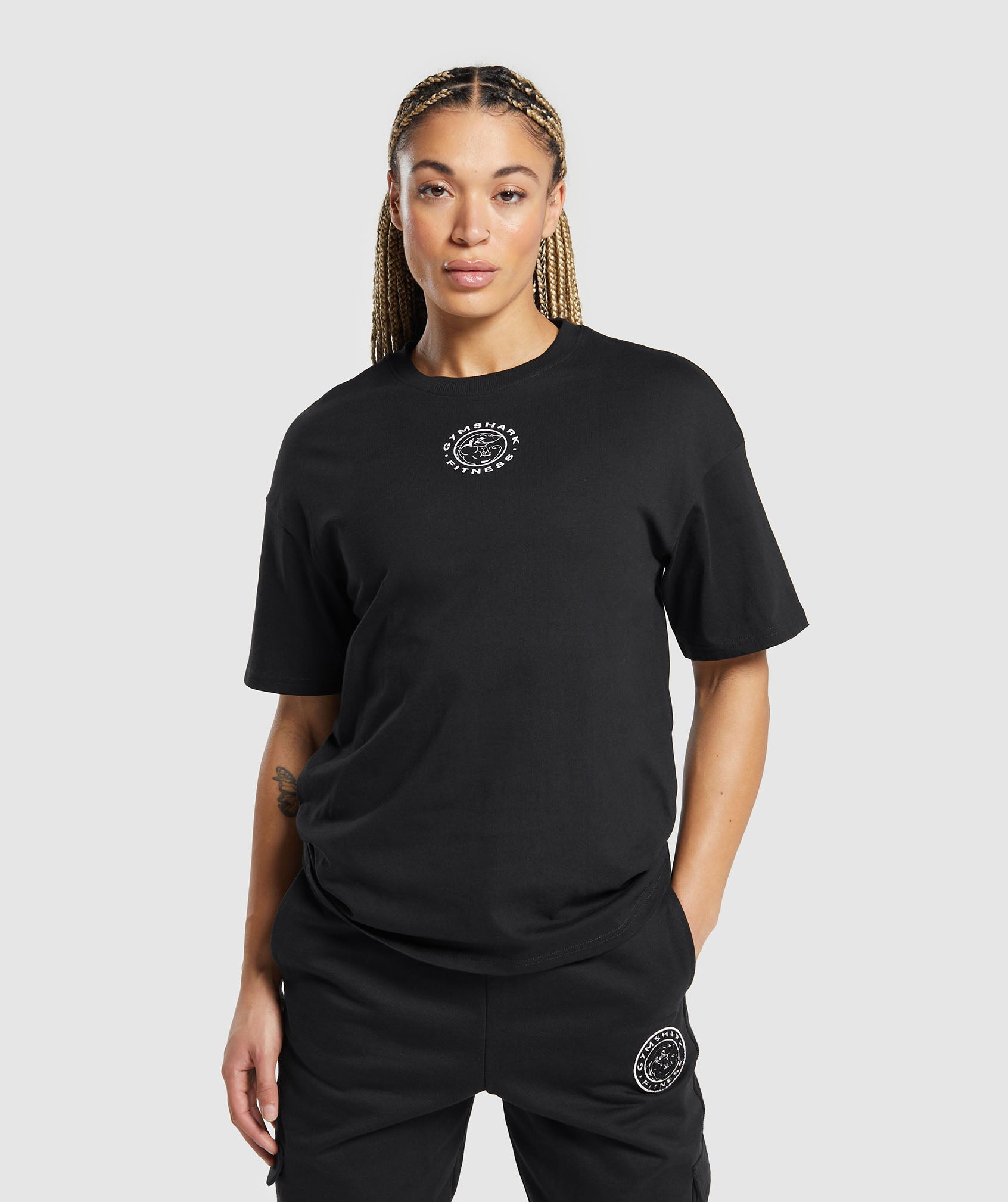 Legacy Oversized T-Shirt in Black - view 1