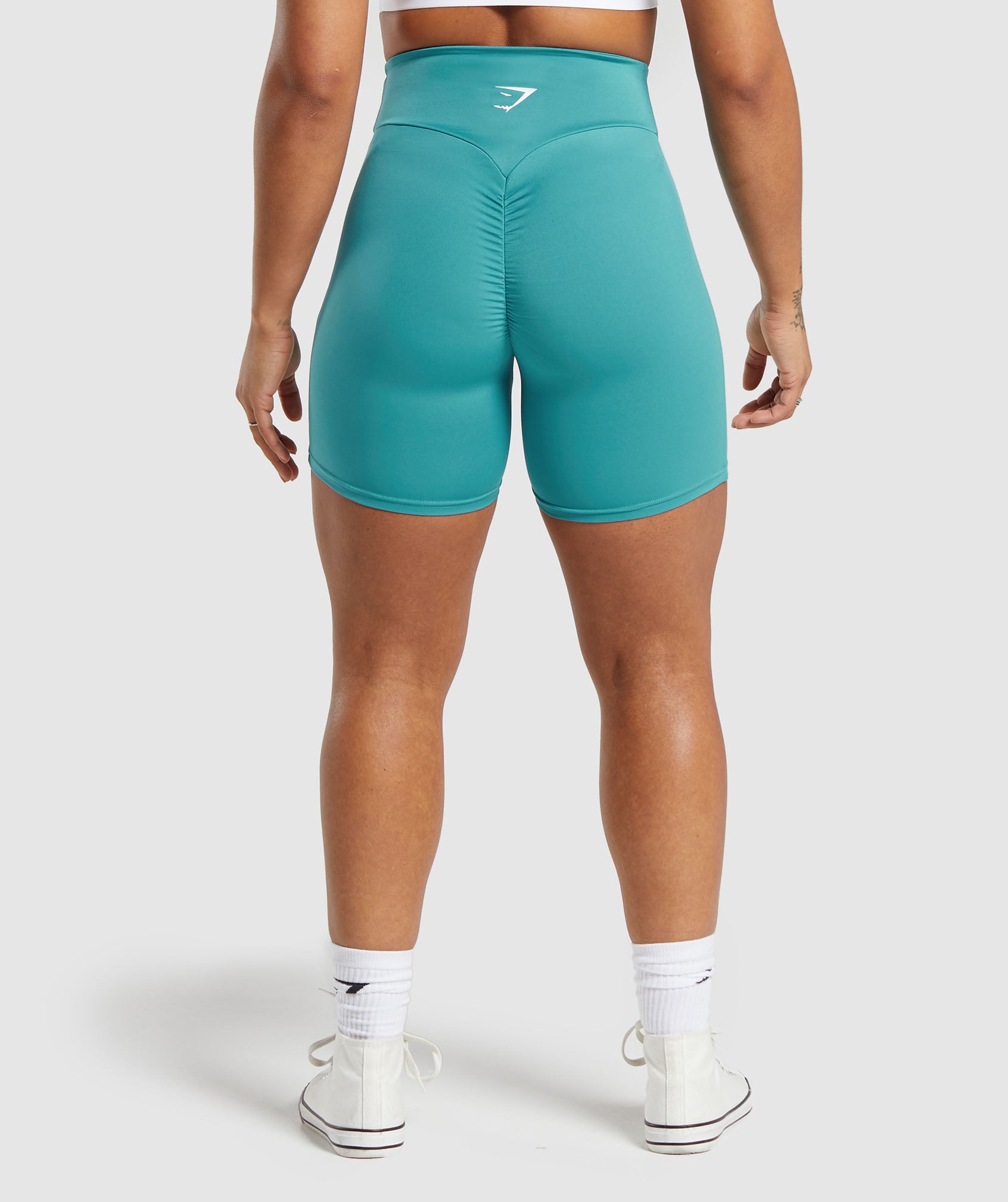 GS Power Tight Shorts in Bondi Teal - view 2