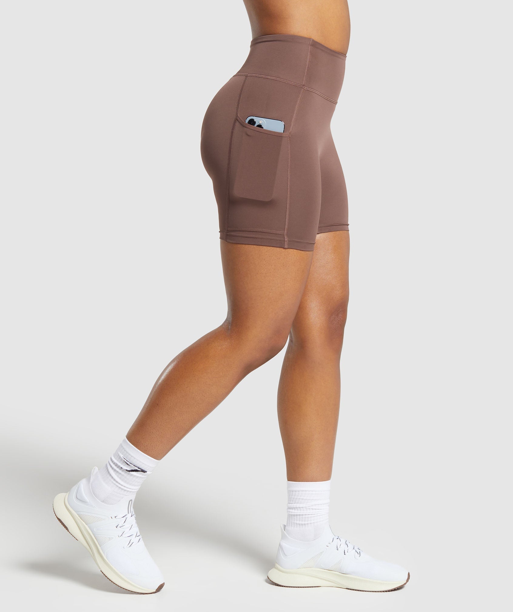 Pocket Shorts in Soft Brown - view 1