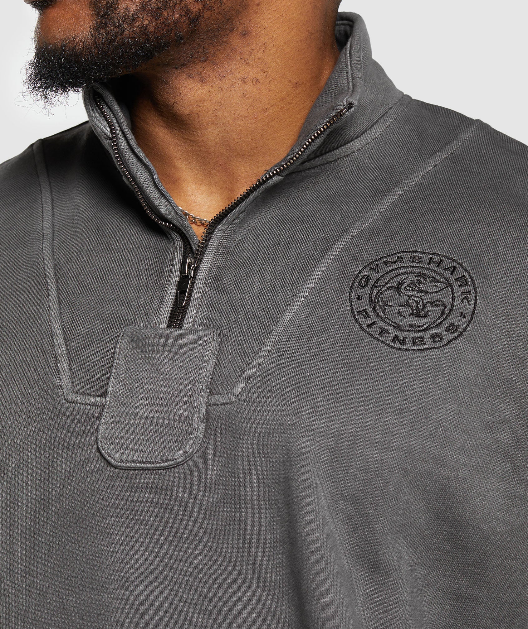 Premium Legacy 1/4 Zip in Black - view 5