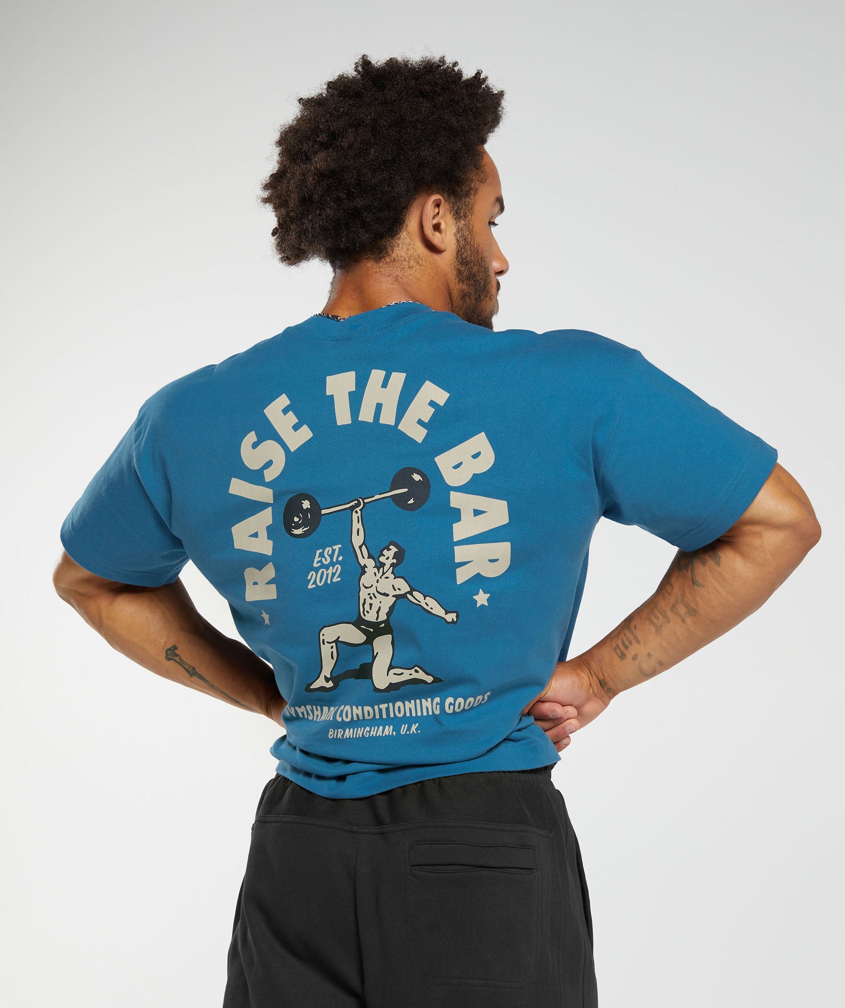 Raise the Bar T-Shirt in Core Blue - view 4