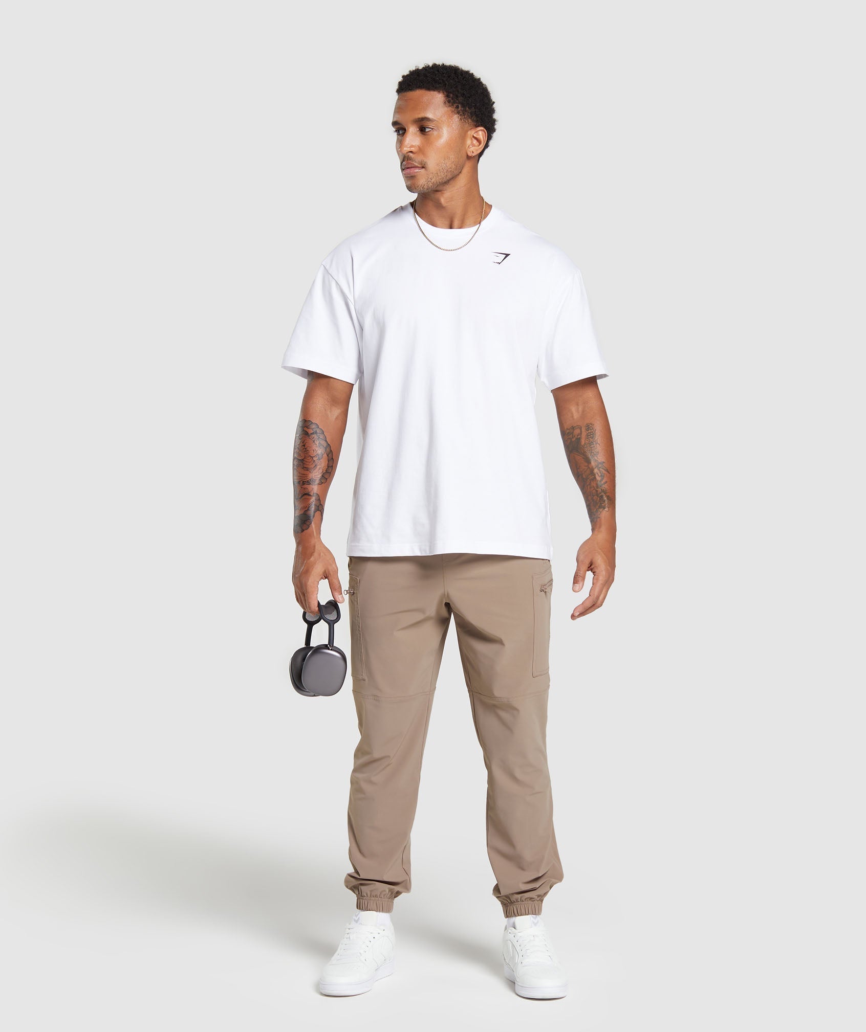 Rest Day Cargo Pants in Mocha Mauve - view 4