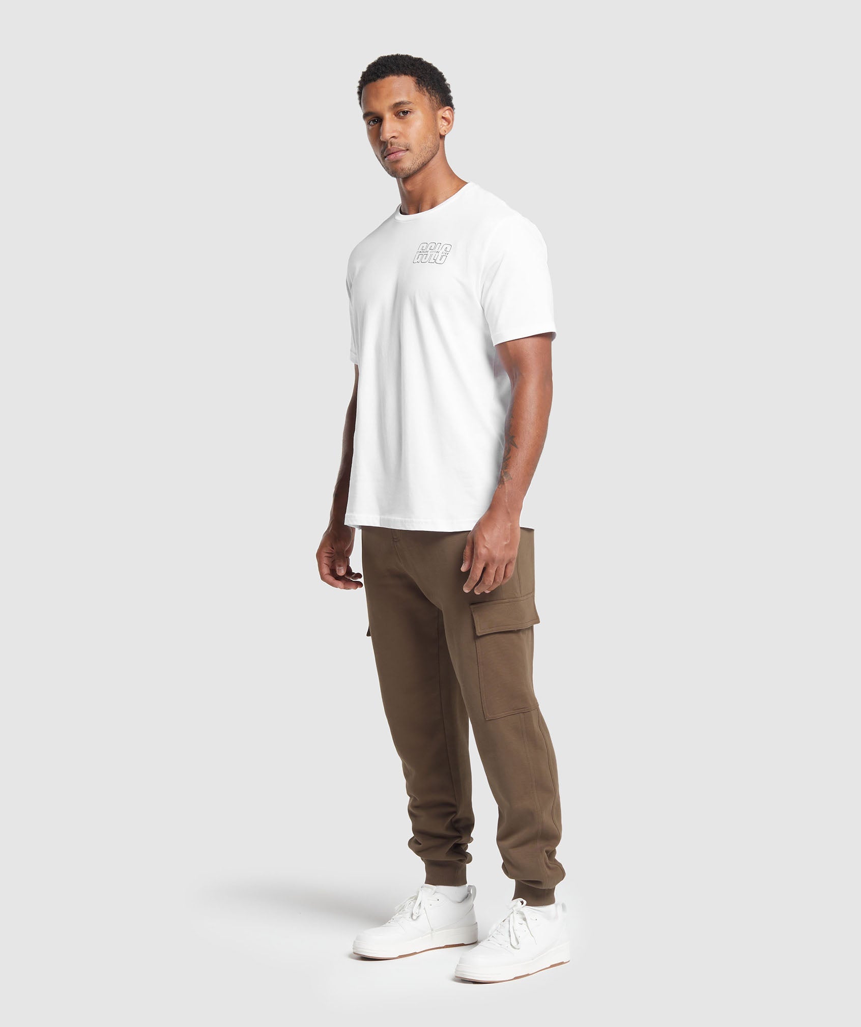 Rest Day Essentials Cargo Joggers in Penny Brown - view 4