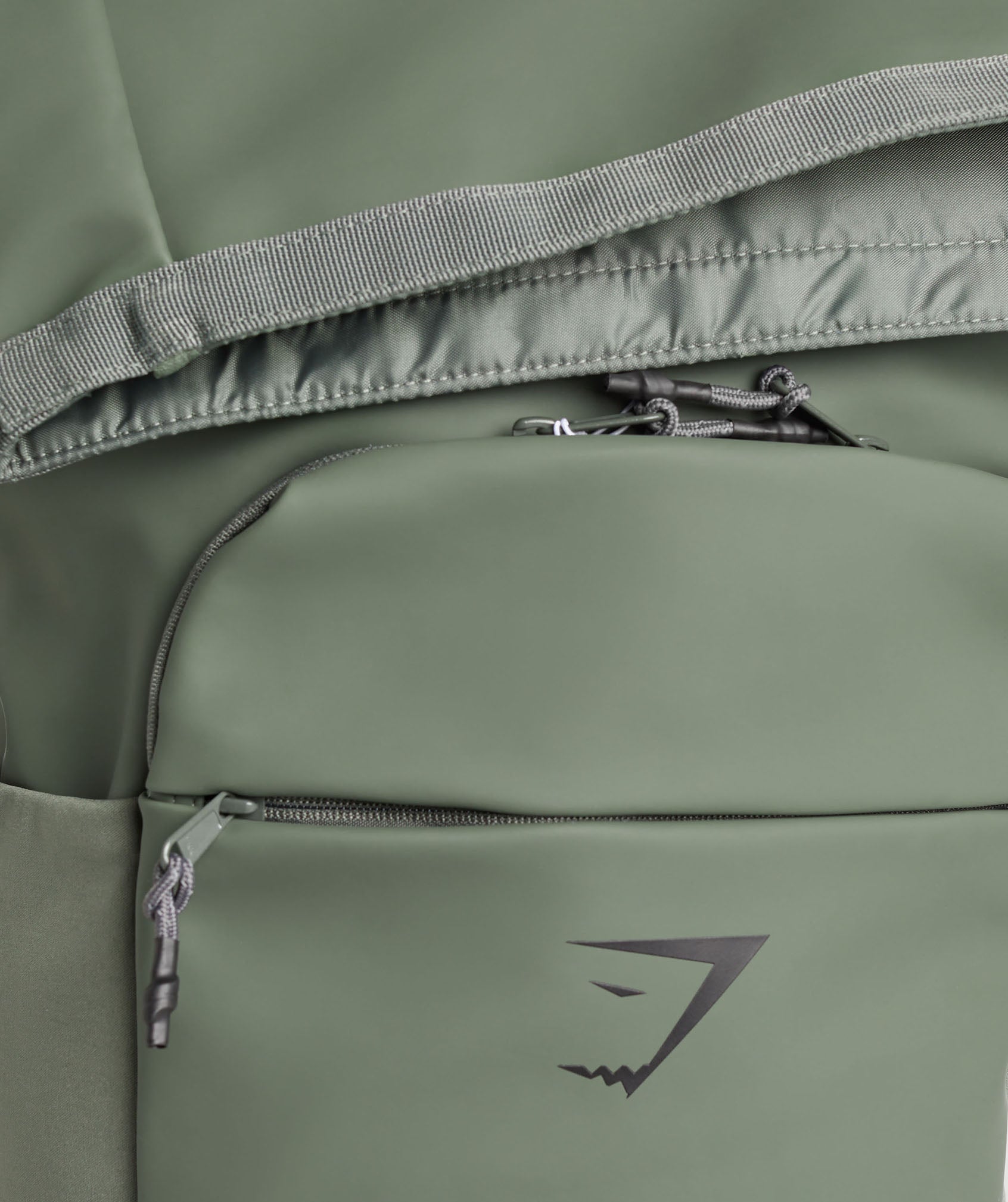 Sleek Backpack Roll Top in Dusk Green - view 3