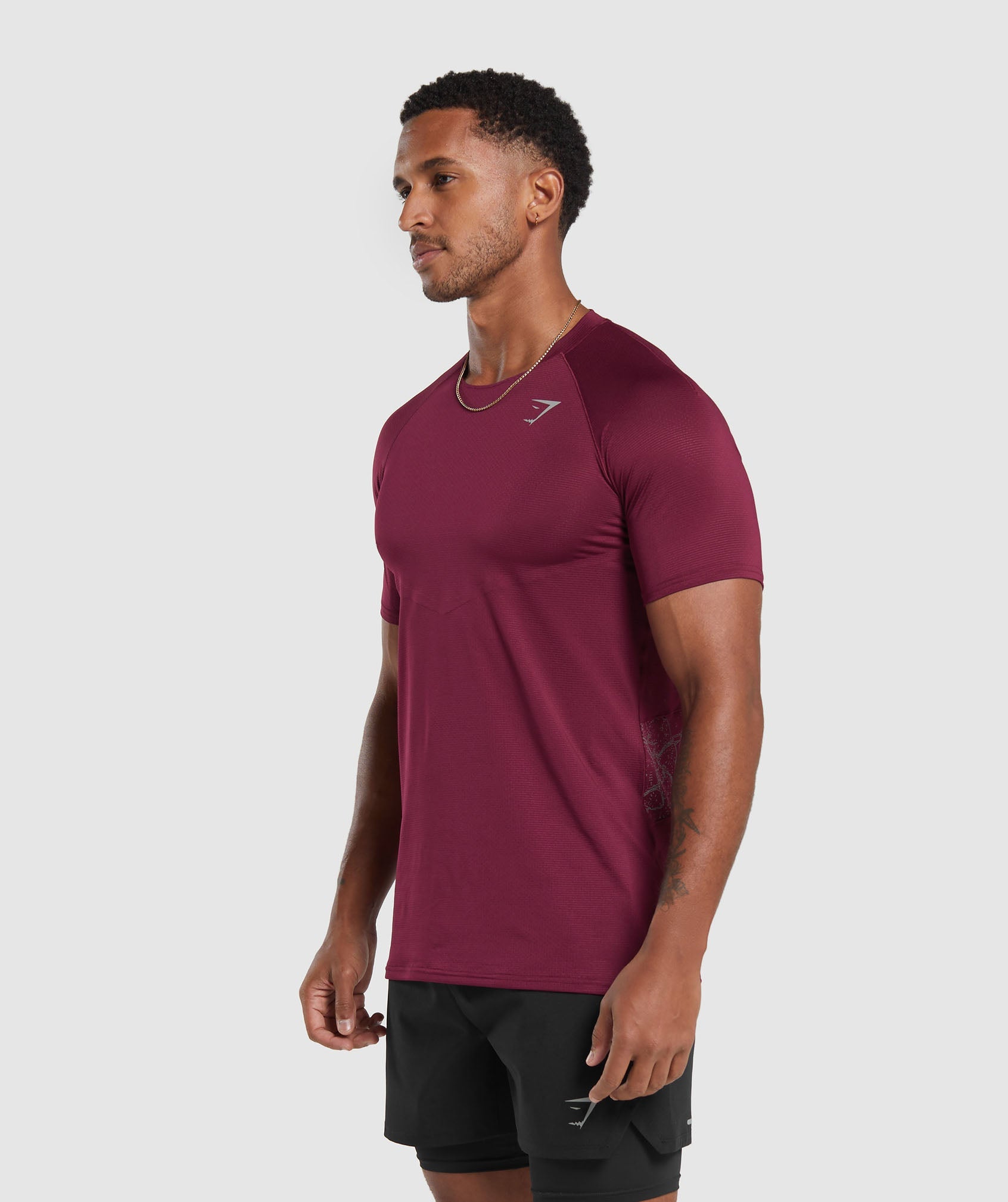 Speed T-Shirt in Plum Pink - view 3