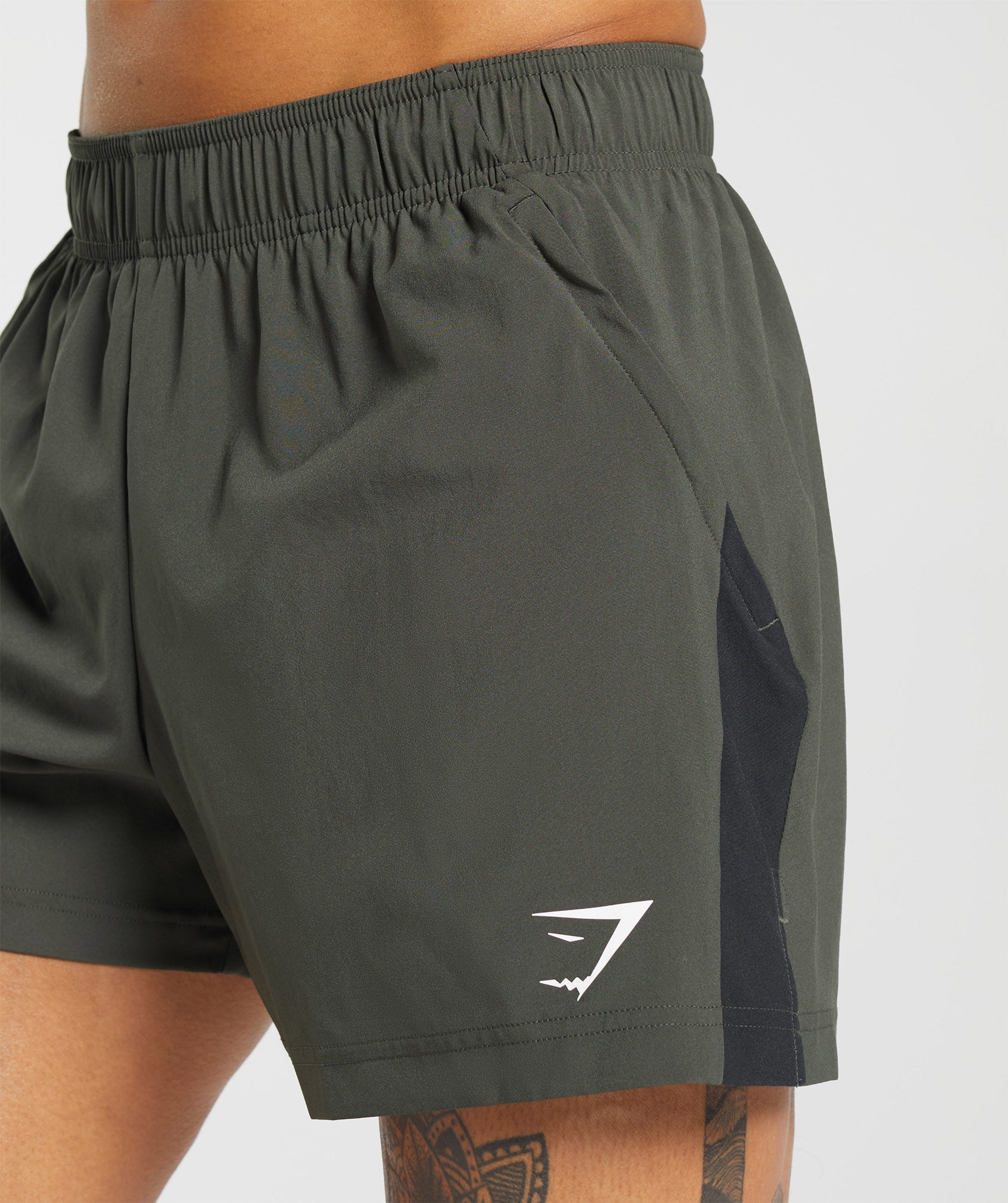 Sport 5" Shorts in Strength Green/Black - view 6