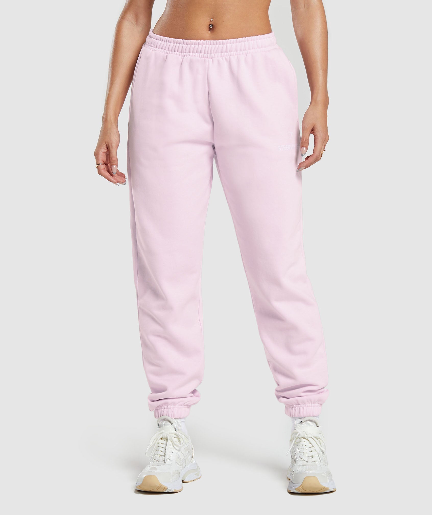 Strength Department Graphic Joggers in Lemonade Pink - view 1