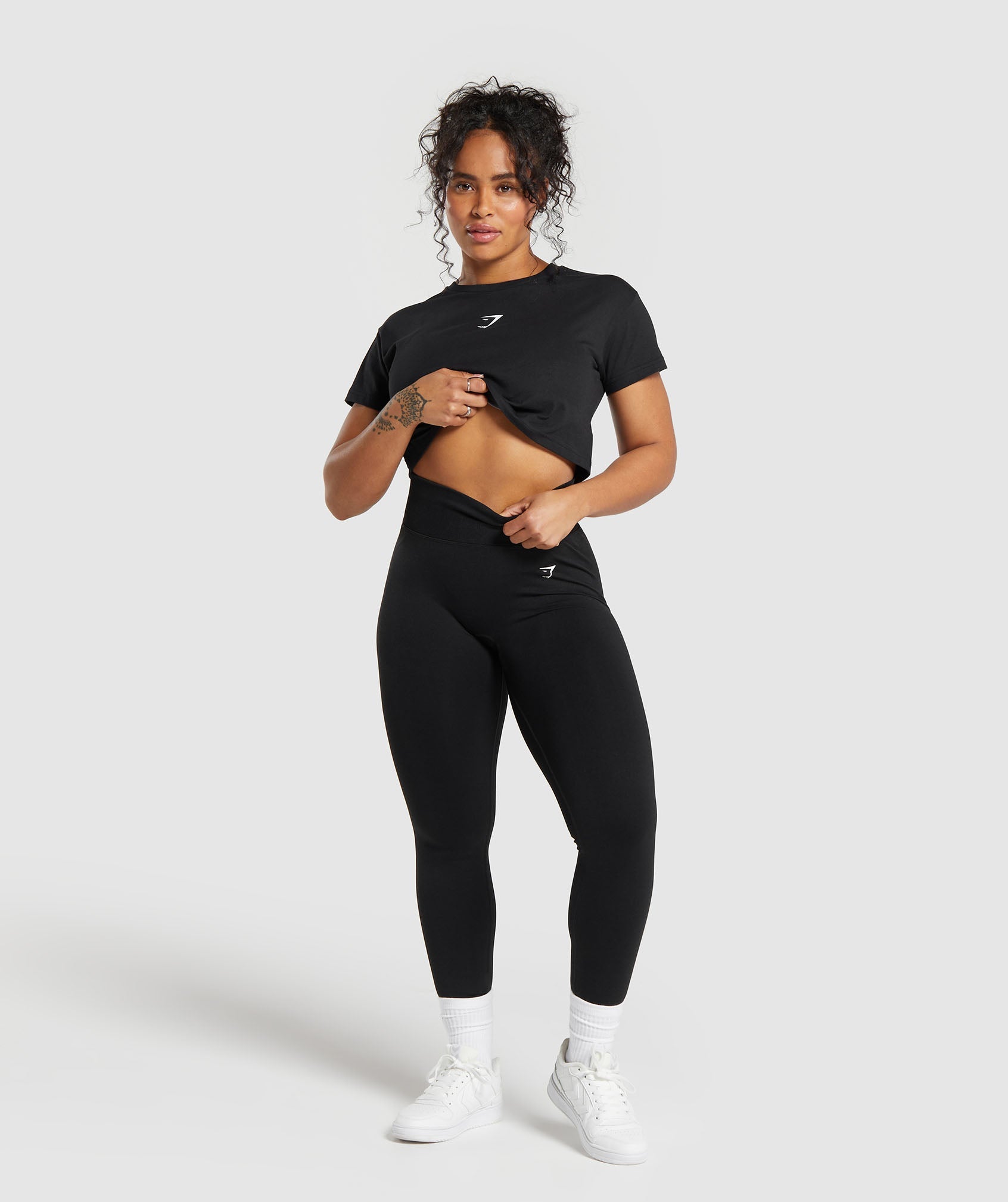 Strength & Conditioning Crop Top in Black - view 4