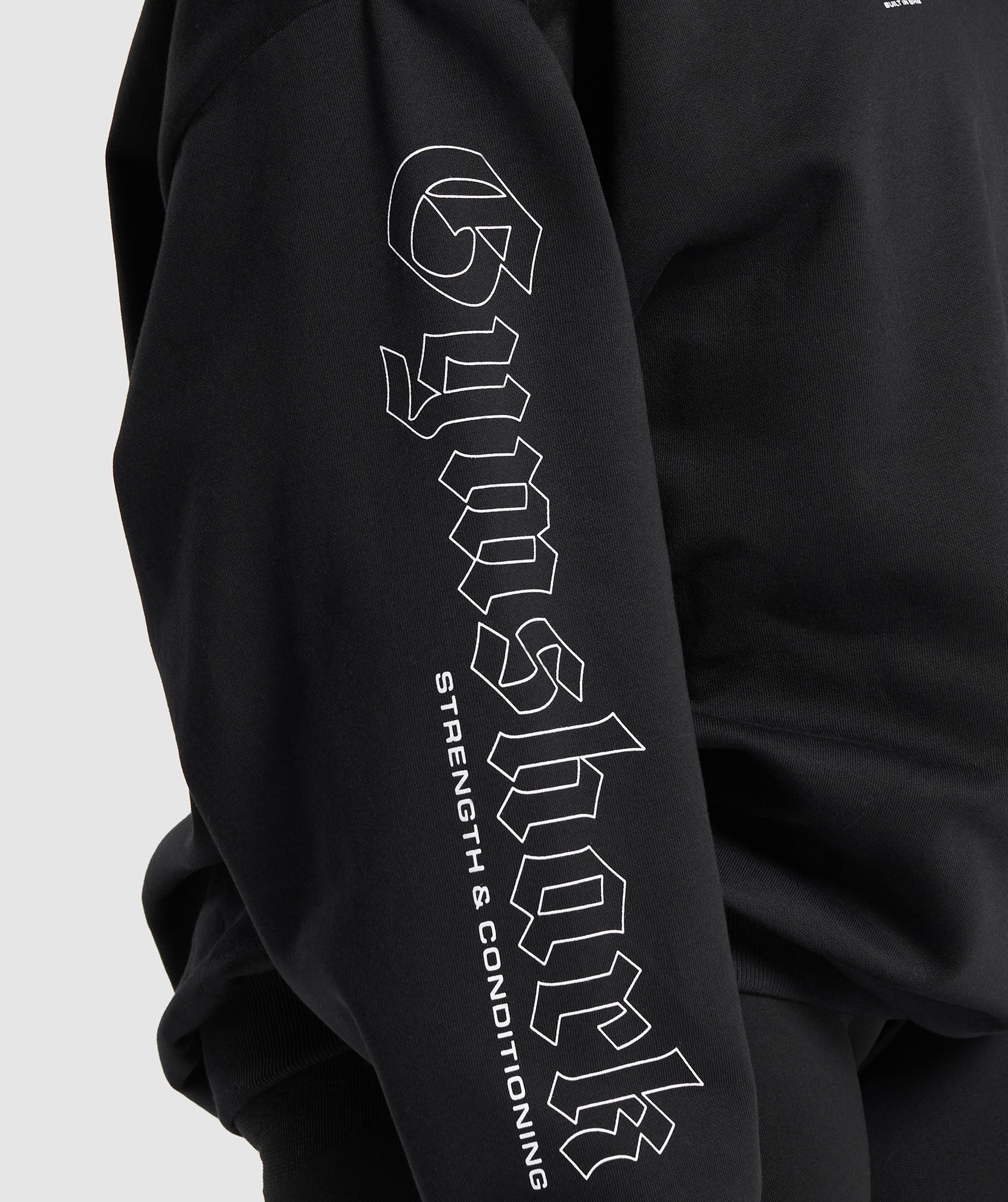 Strength & Conditioning Oversized Sweatshirt in Black - view 5