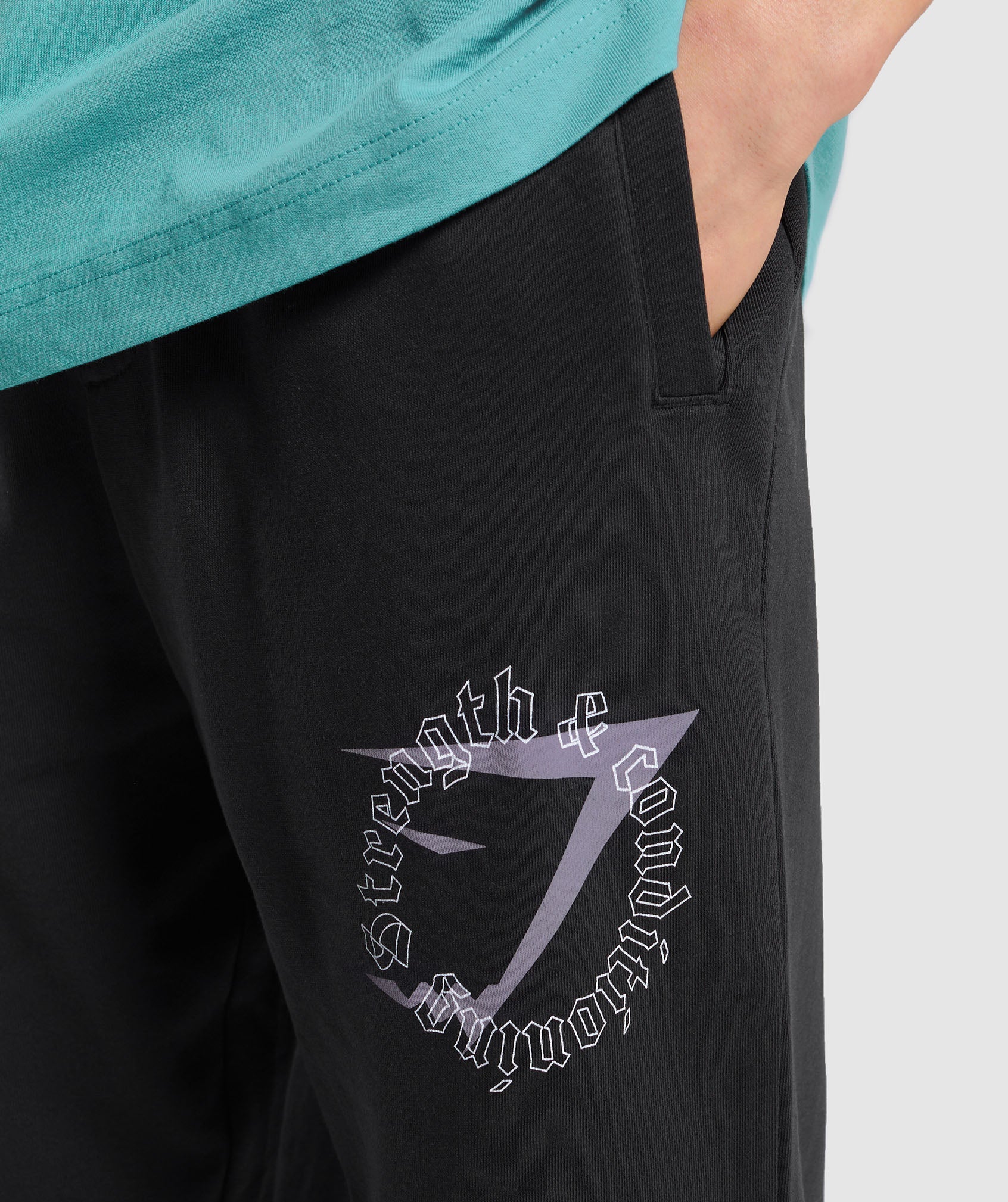 Strength and Conditioning Joggers in Black - view 6