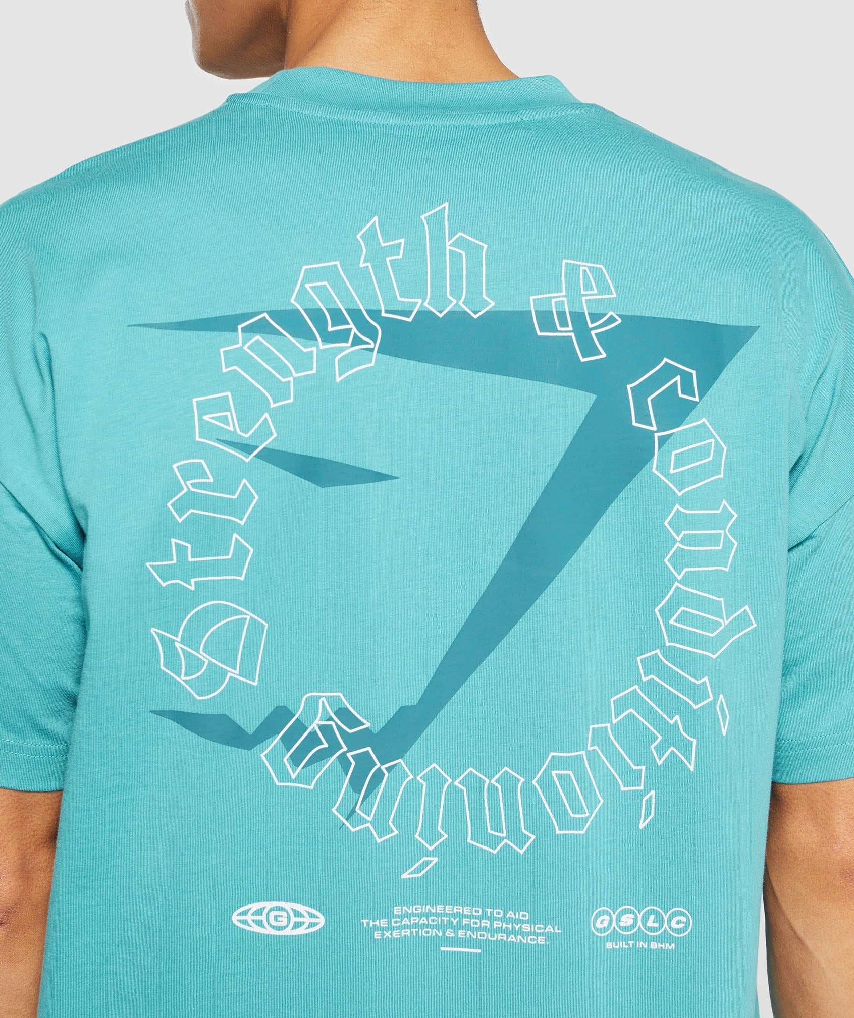 Strength and Conditioning T-Shirt in Artificial Teal - view 6