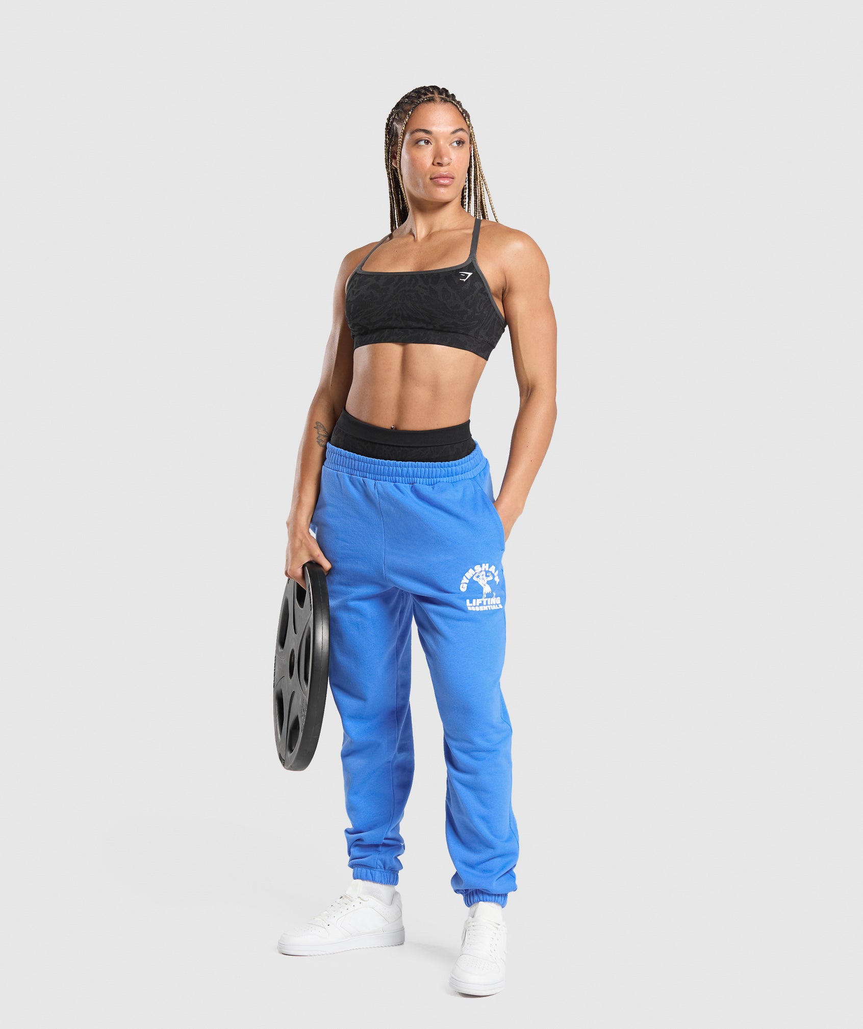 Strong Women Joggers in Lats Blue - view 4