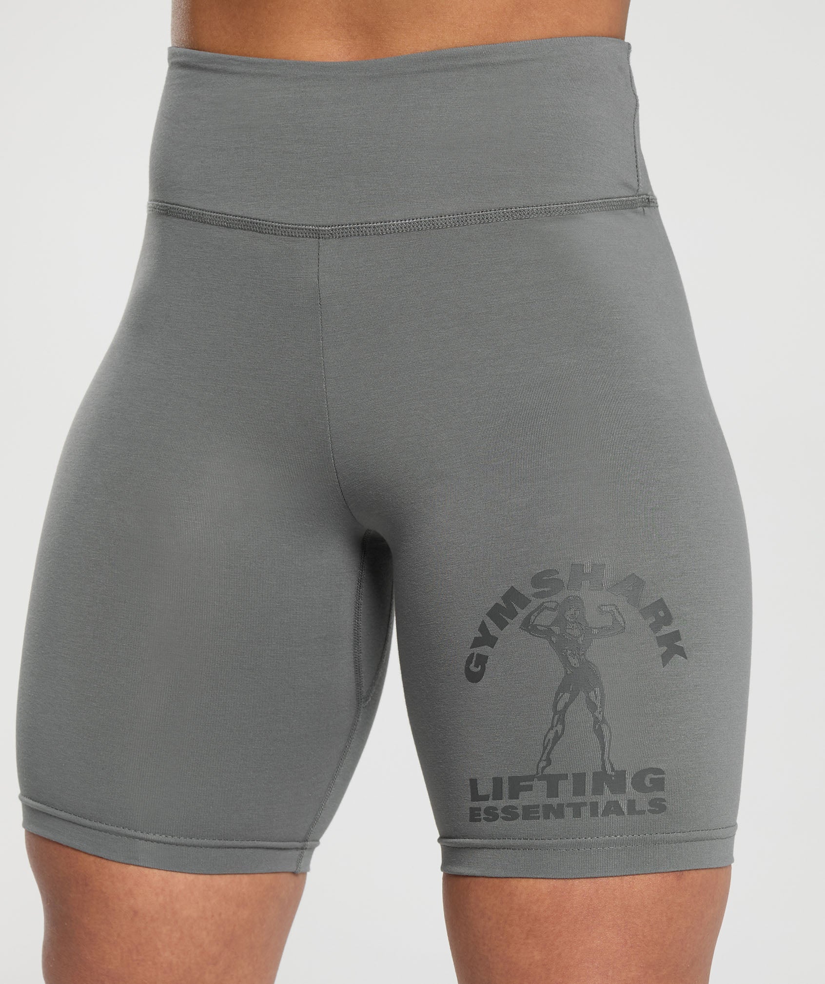 Strong Women Shorts in Brushed Grey - view 5