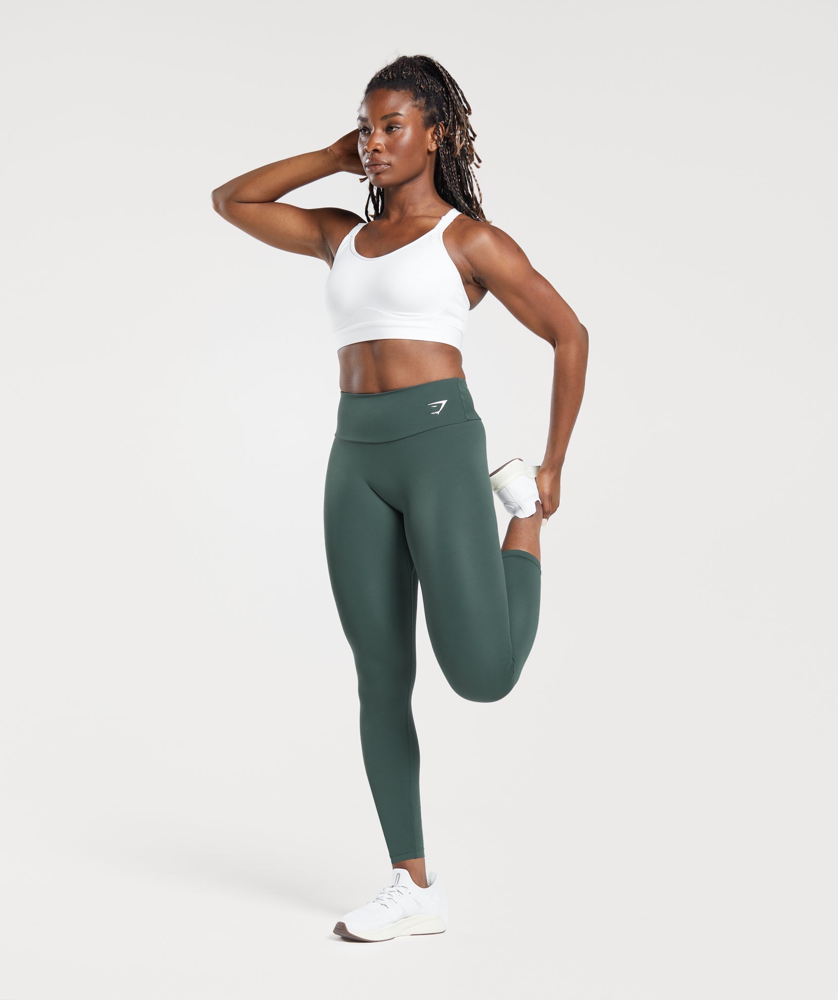 Training Leggings in Fog Green - view 4