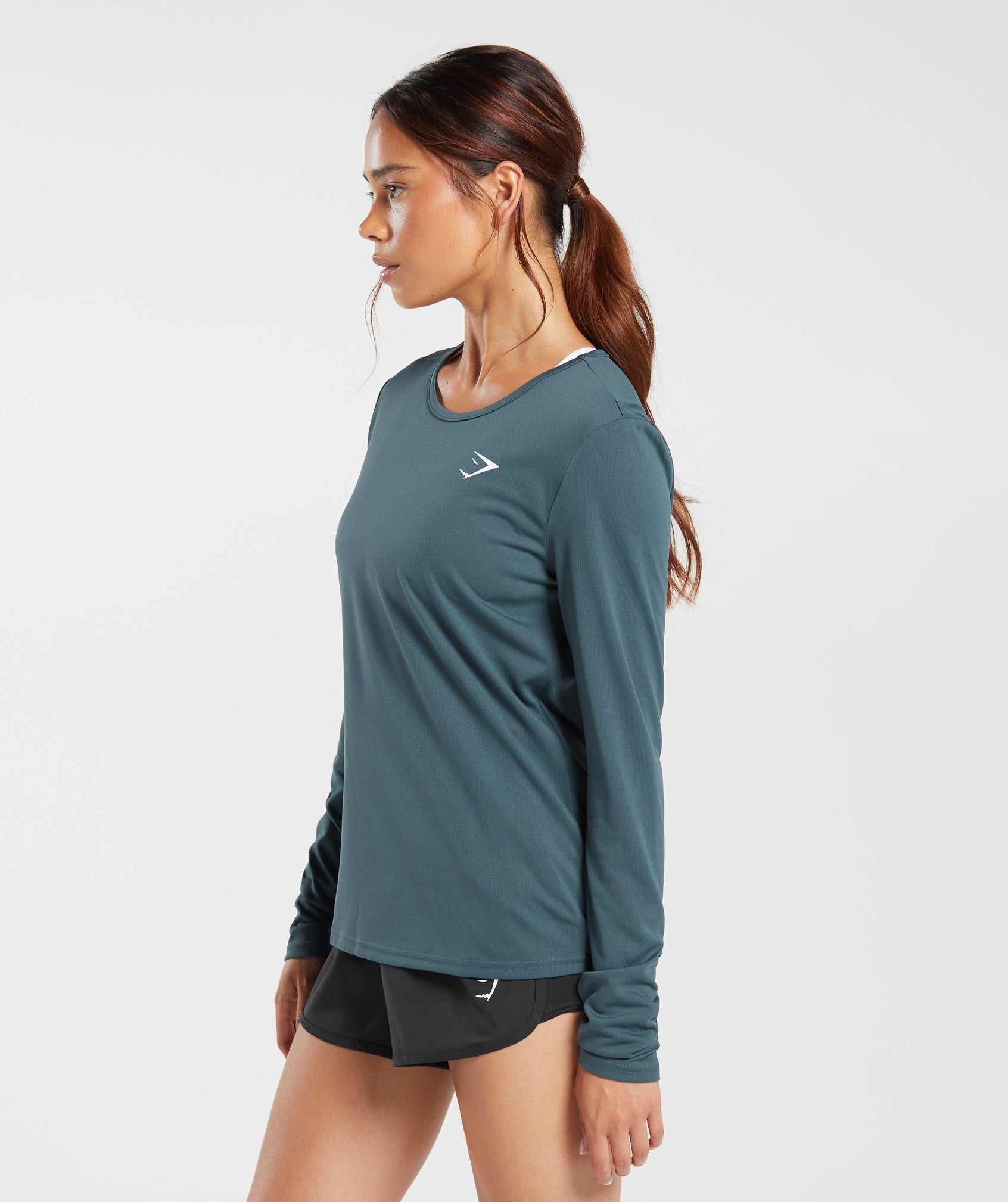 Training Long Sleeve Top in Smokey Teal - view 3