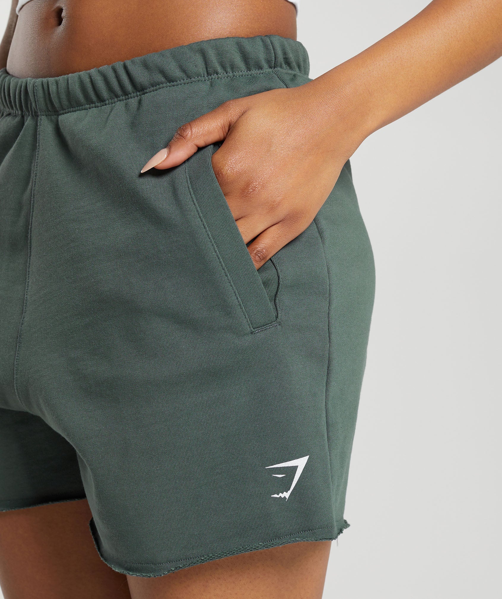Tattoo Shorts in Slate Teal - view 6