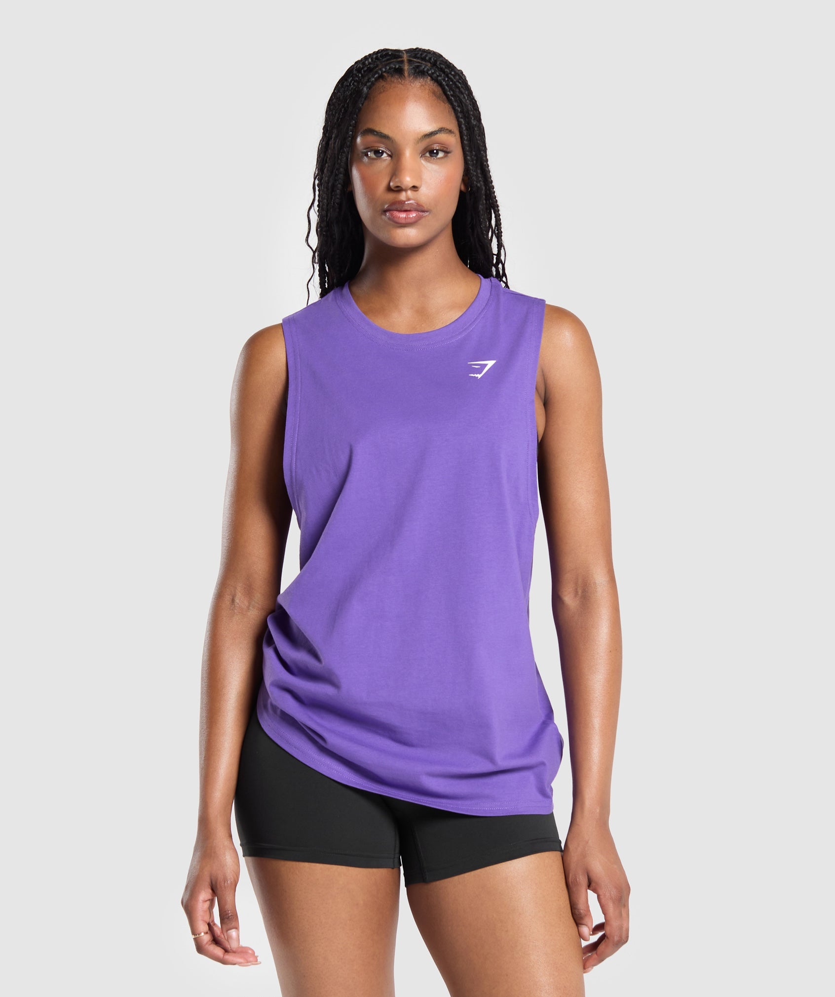 Training Drop Arm Tank in Stellar Purple - view 1