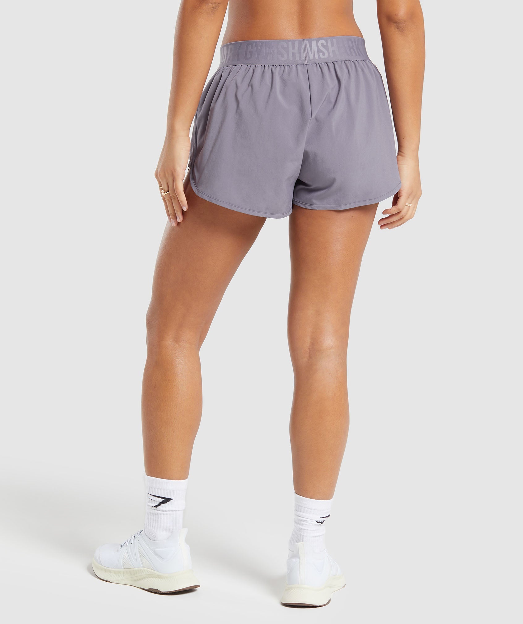 Training Loose Fit Shorts in Fog Purple - view 2
