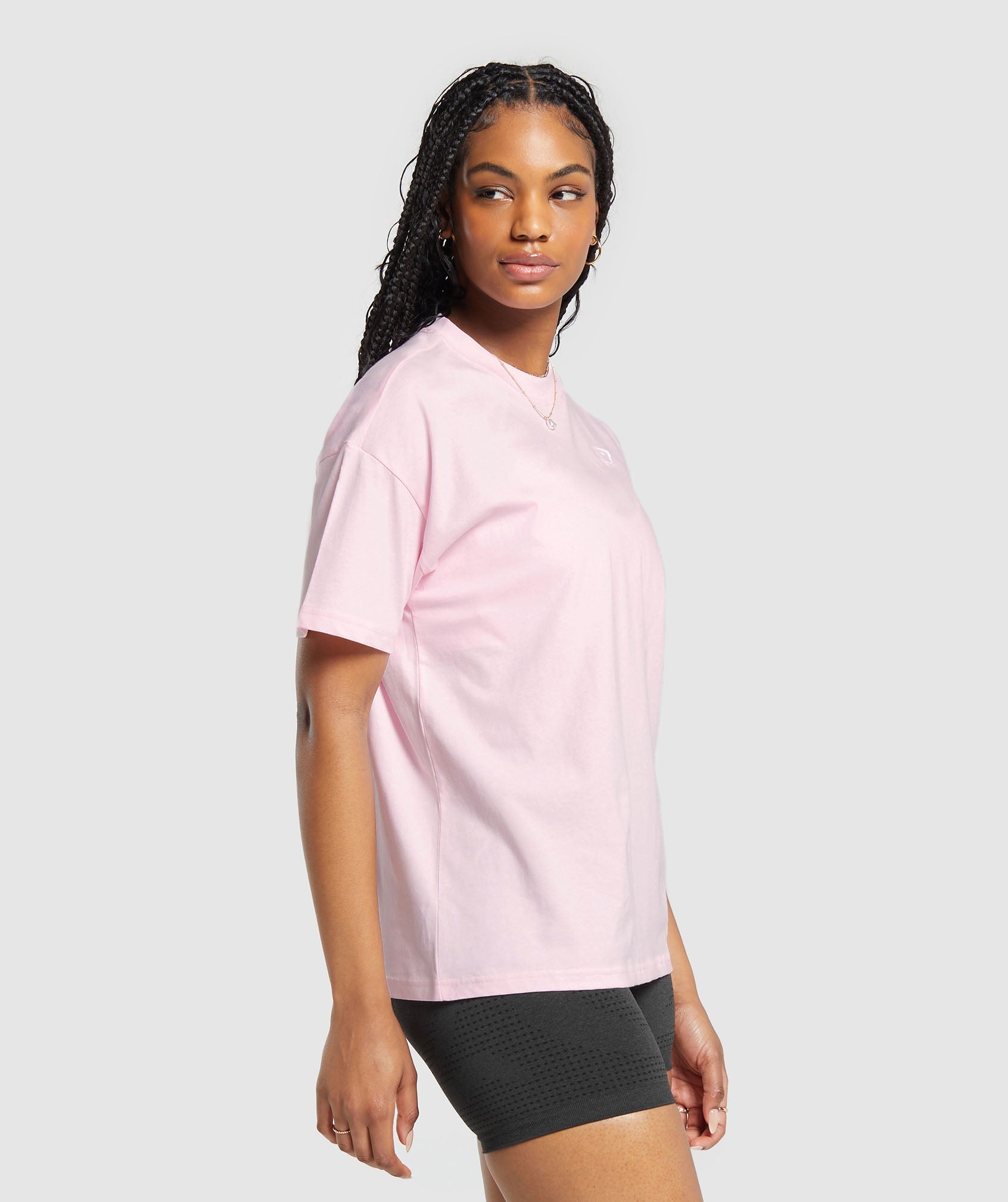 Training Oversized T-Shirt in Dolly Pink - view 4
