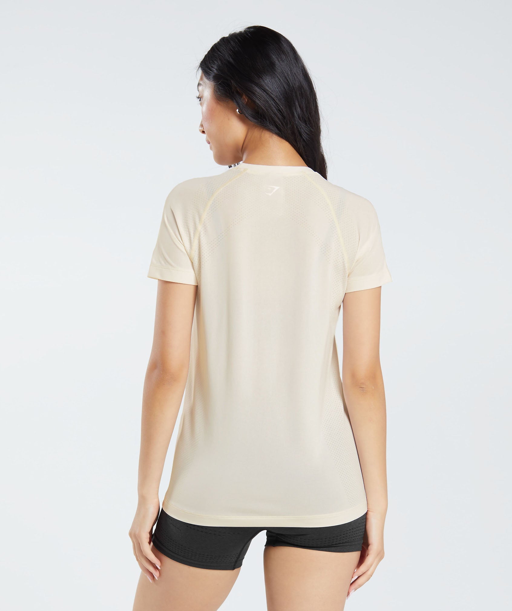 Vital Seamless 2.0 Light T-Shirt in Coconut White Marl - view 2
