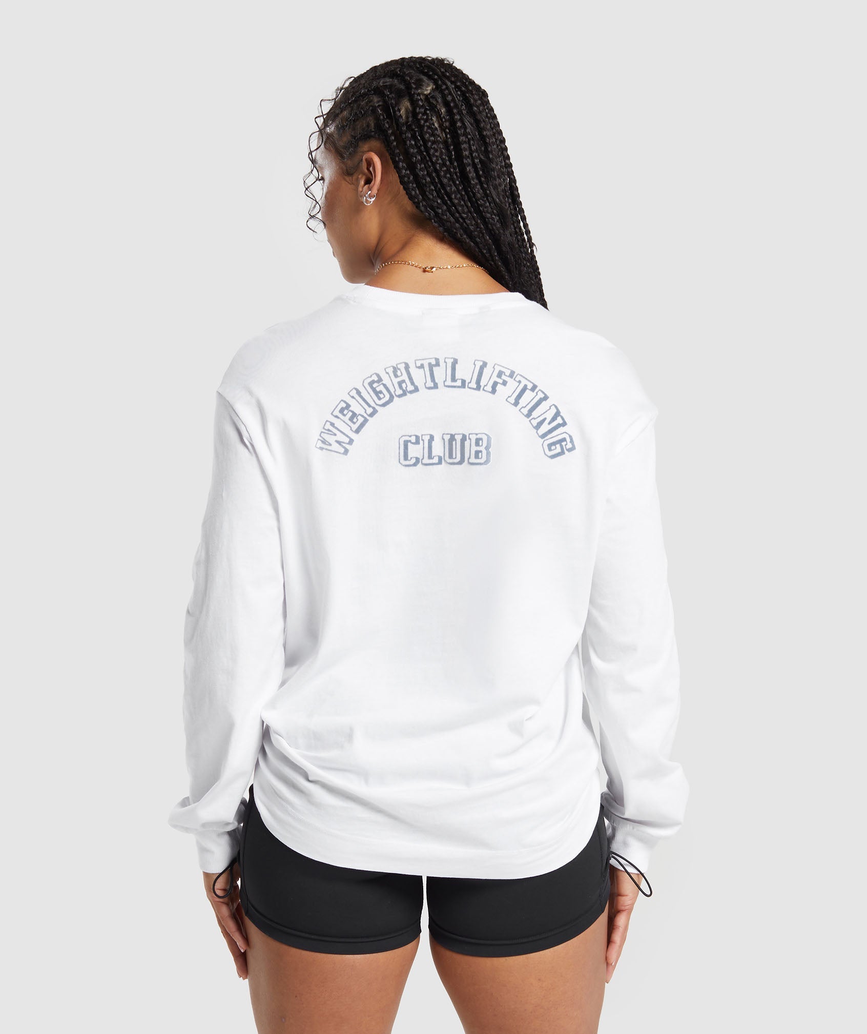 Weightlifting Long Sleeve Top in White - view 1