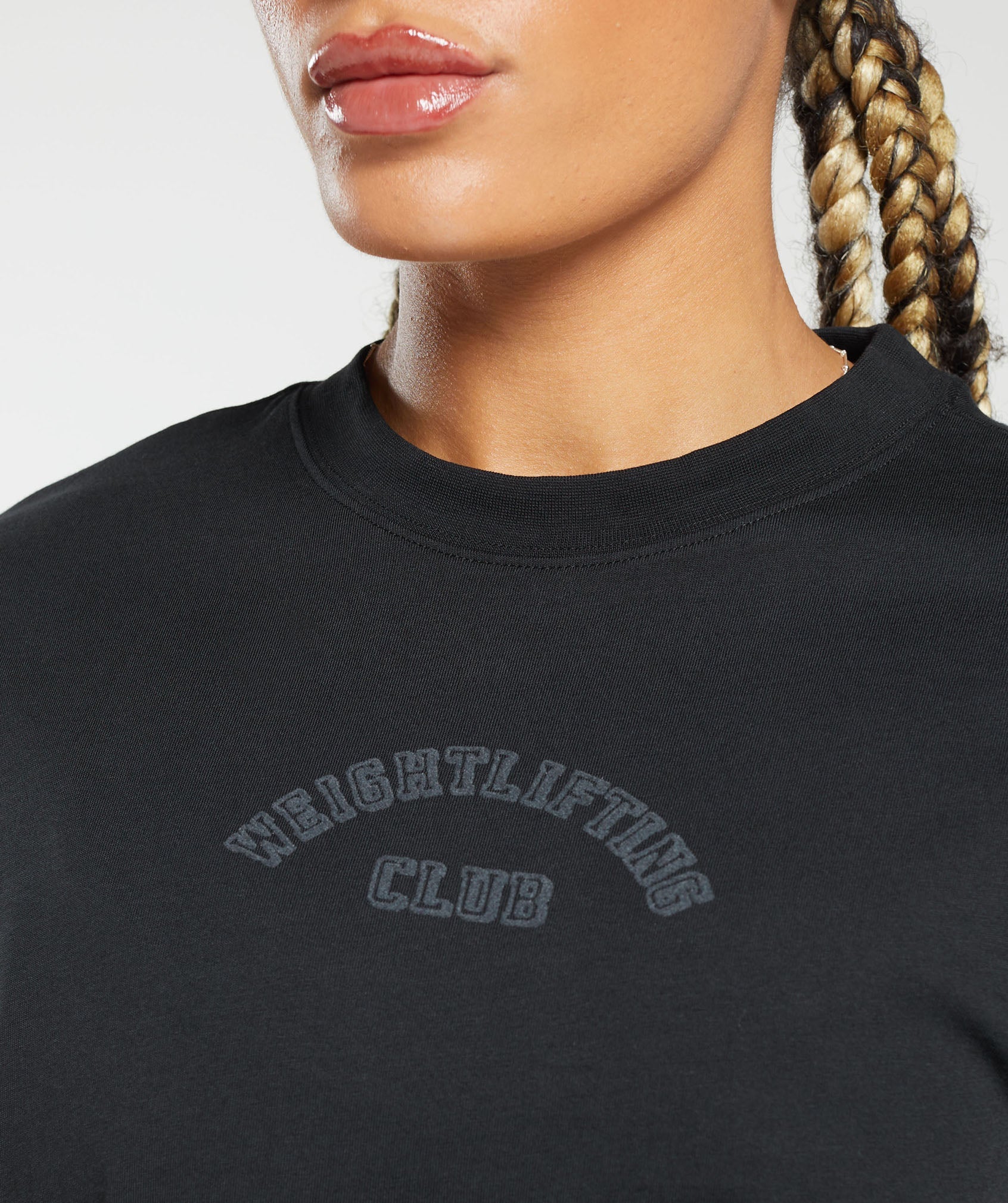 Weightlifting Oversized T-Shirt in Black - view 5