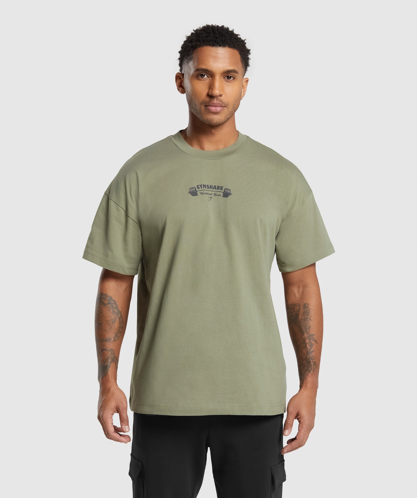 Workout Gear T-Shirt in Utility Green - view 2