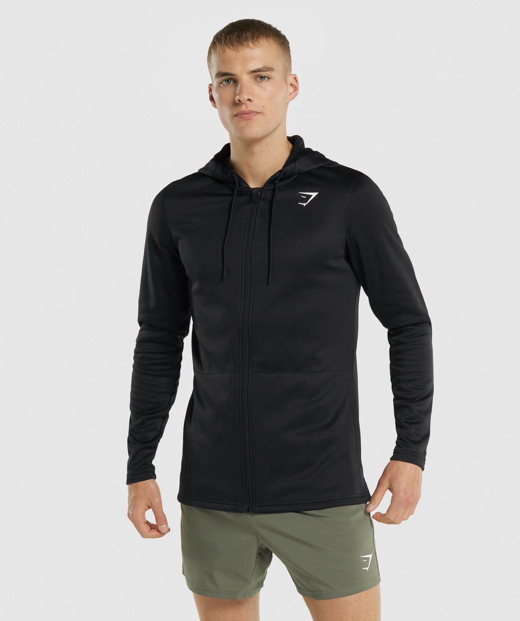 Arrival Zip Up Hoodie in Black - view 1