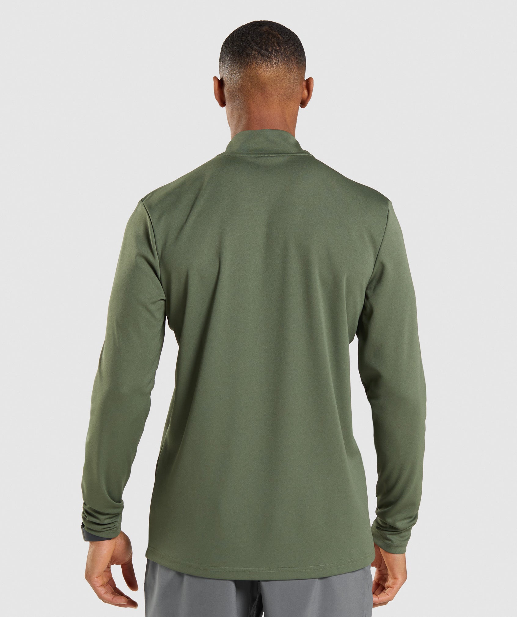 Arrival 1/4 Zip Pullover in Core Olive - view 2