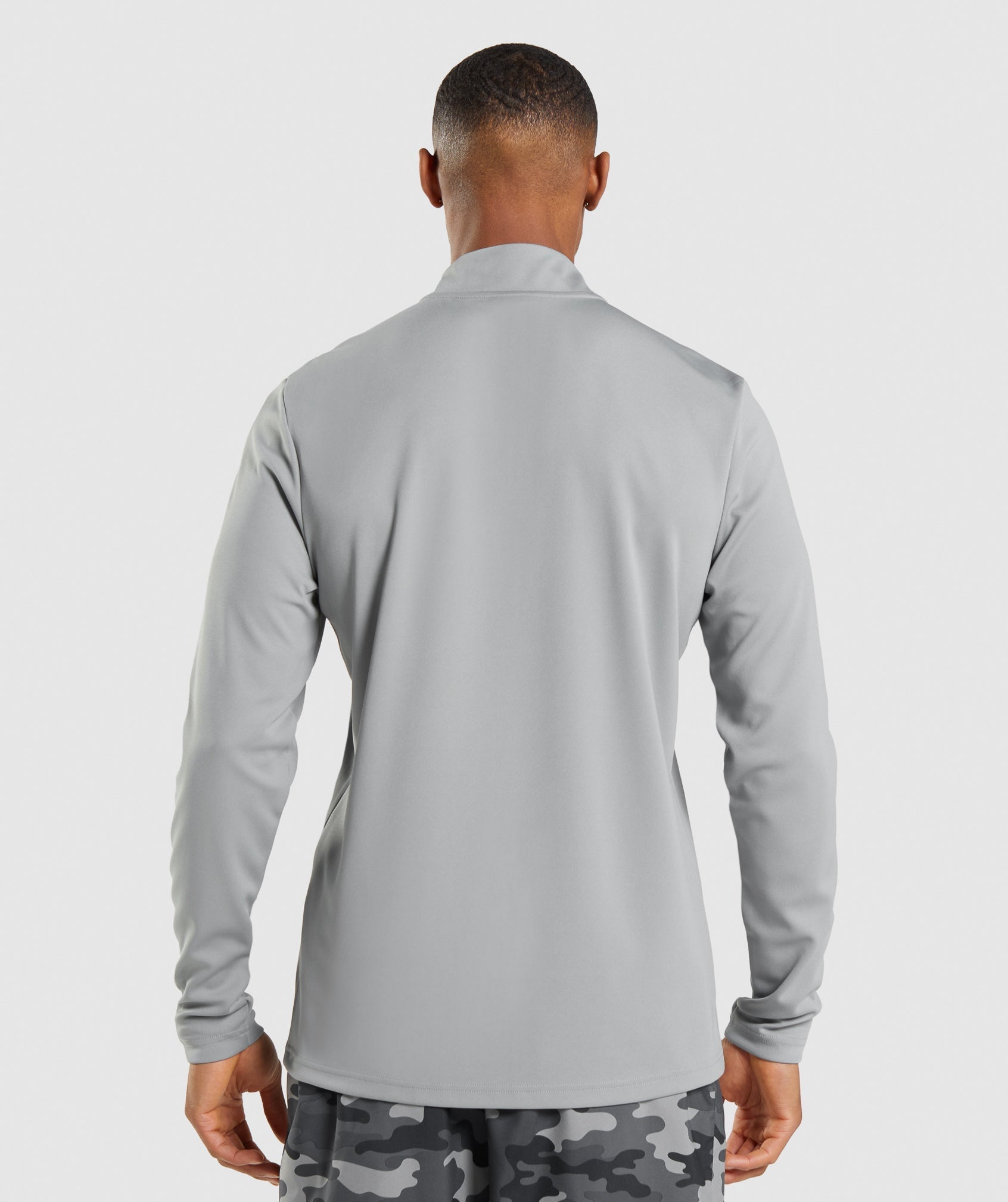 Arrival 1/4 Zip Pullover in Smokey Grey - view 3