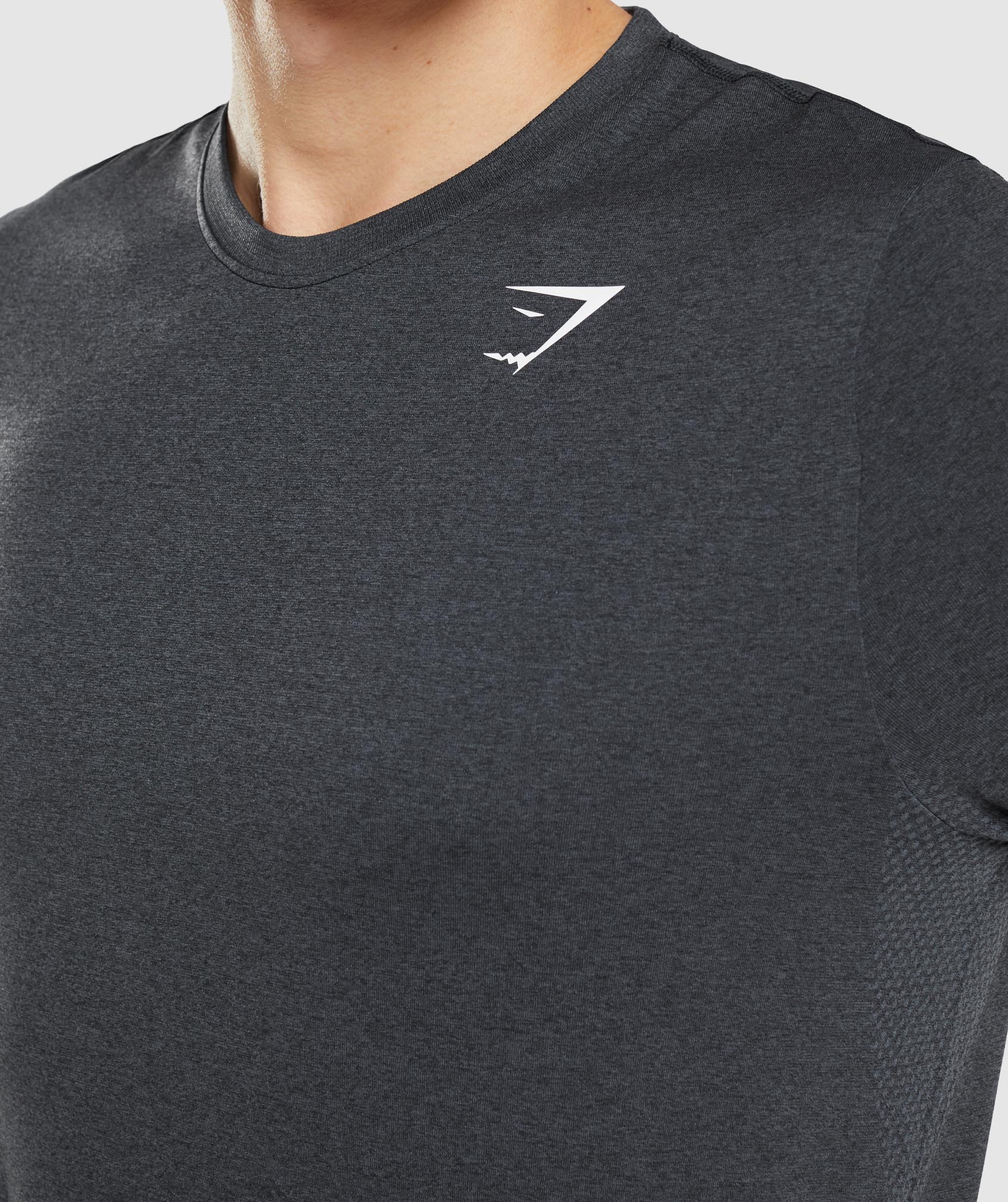 Arrival Seamless T-Shirt in Black Marl - view 5