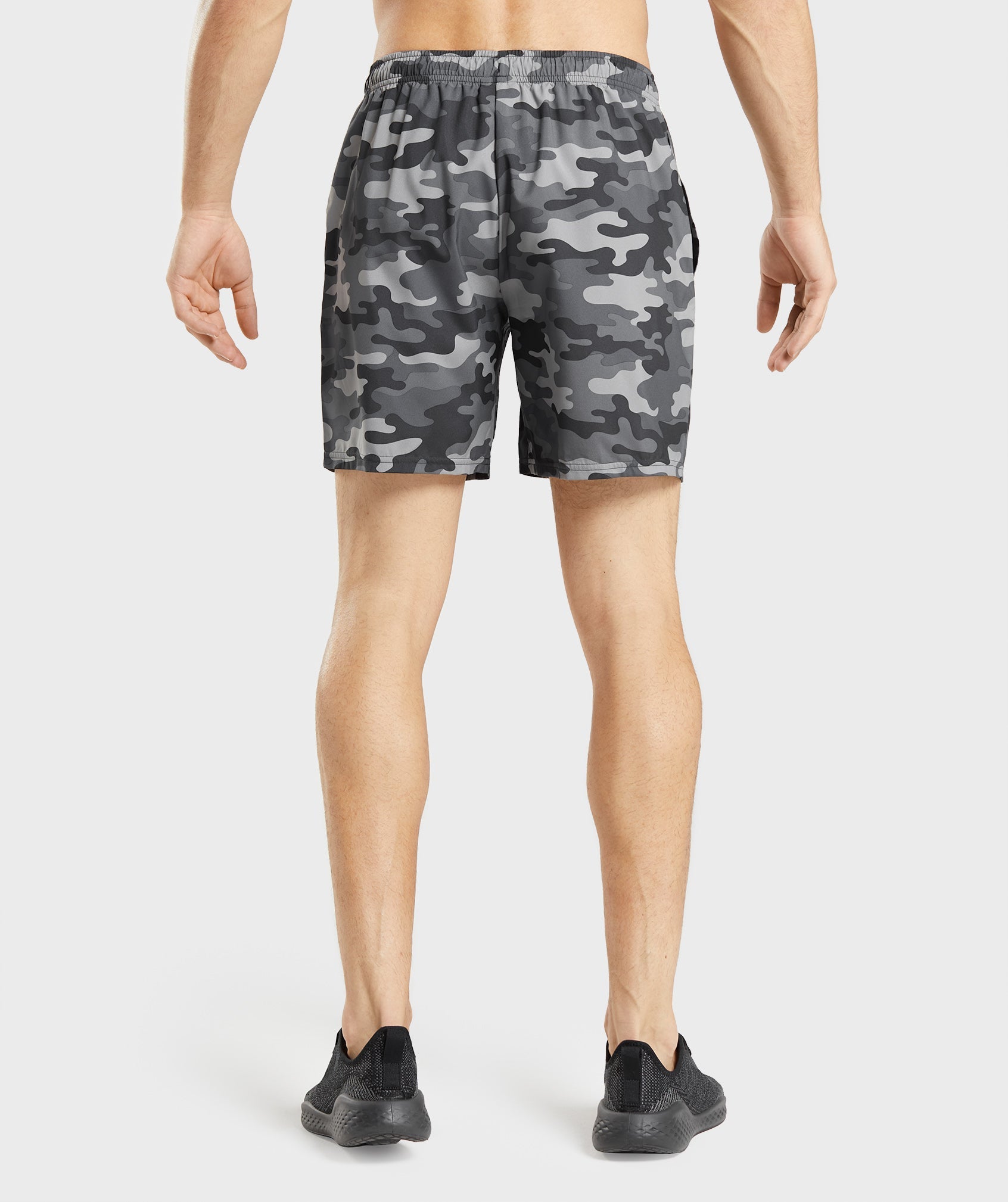 Arrival Shorts in Grey Print - view 2