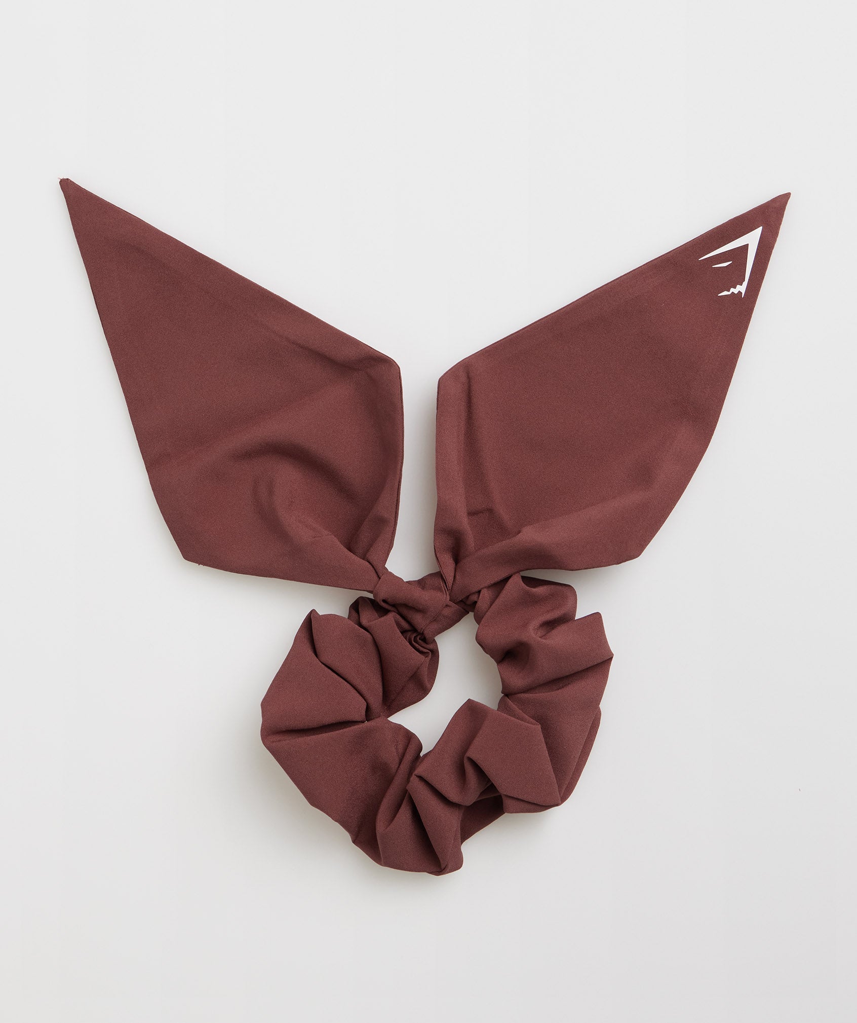 Bow Scrunchie in Cherry Brown - view 1