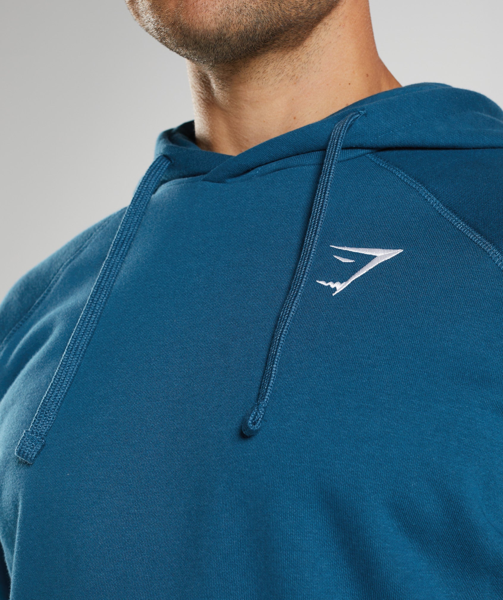 Crest Hoodie in Atlantic Blue - view 3