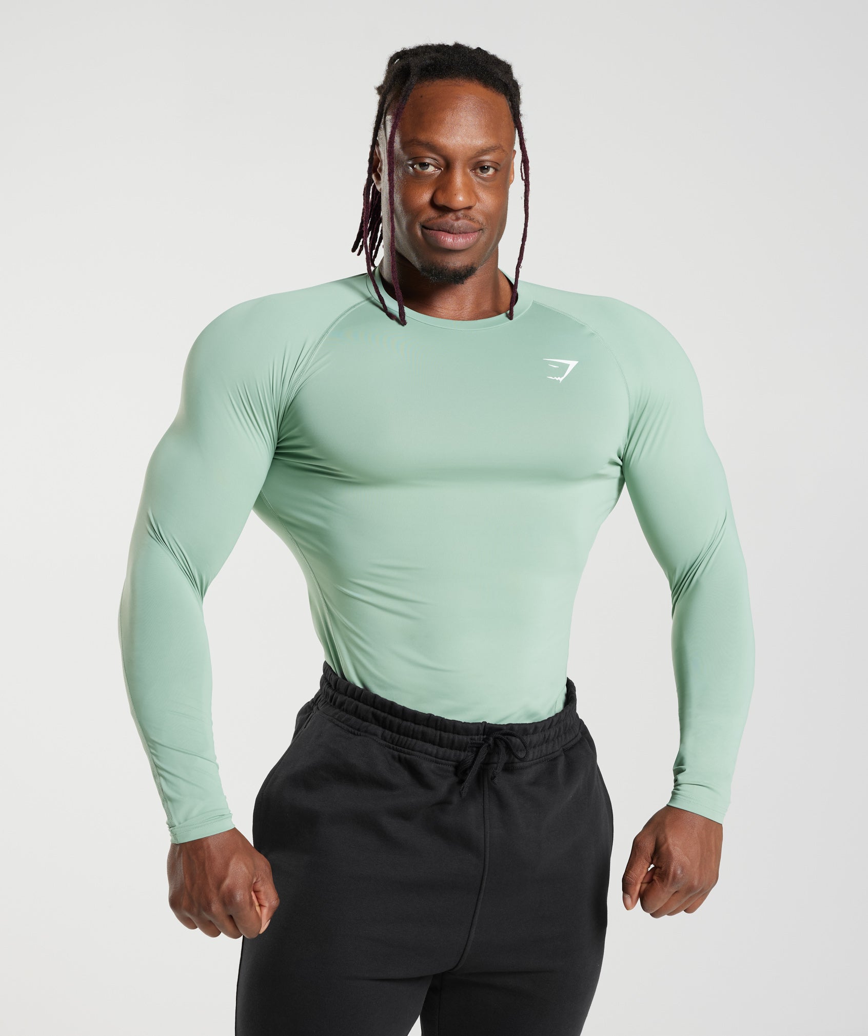 Element Baselayer Long Sleeve T-Shirt in Desert Sage Green - view 1