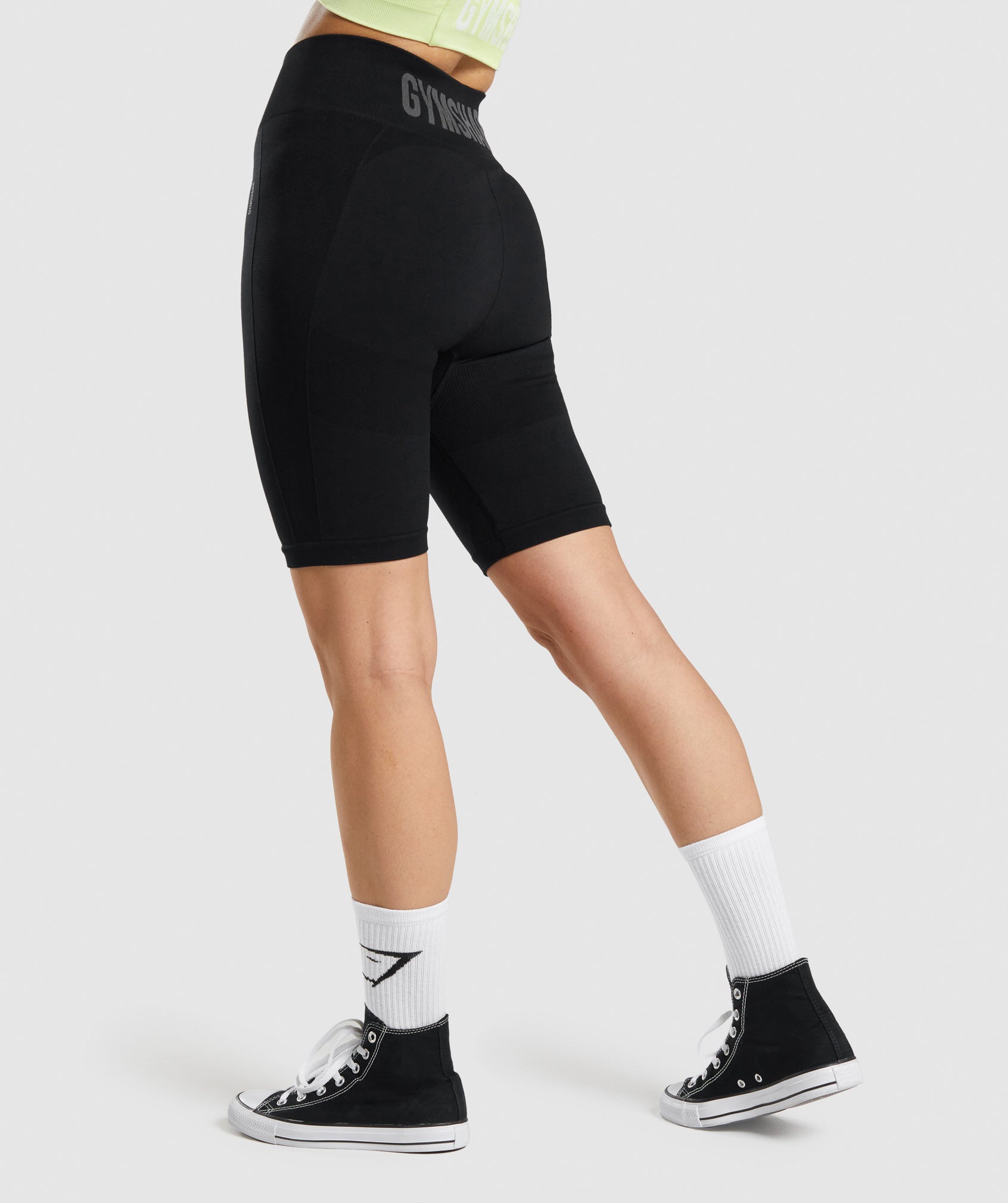 Flex Cycling Shorts in Black/Charcoal - view 4