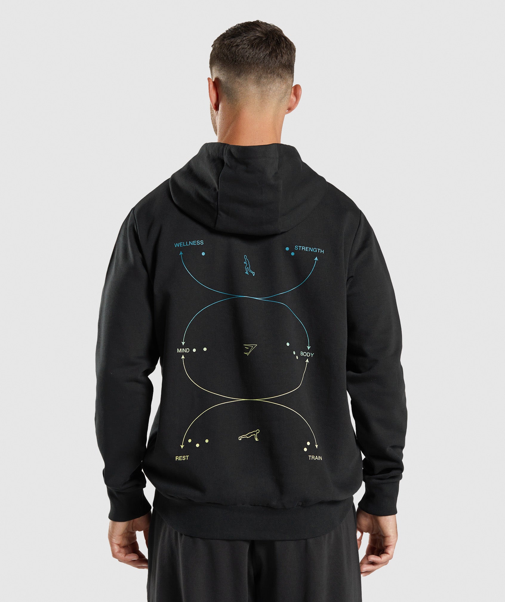 Hybrid Wellness Hoodie in Black - view 2