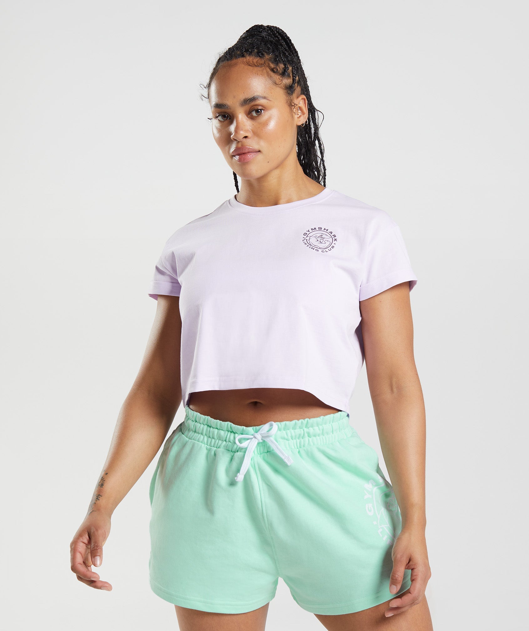 Legacy Crop Top in Faded Lilac - view 1
