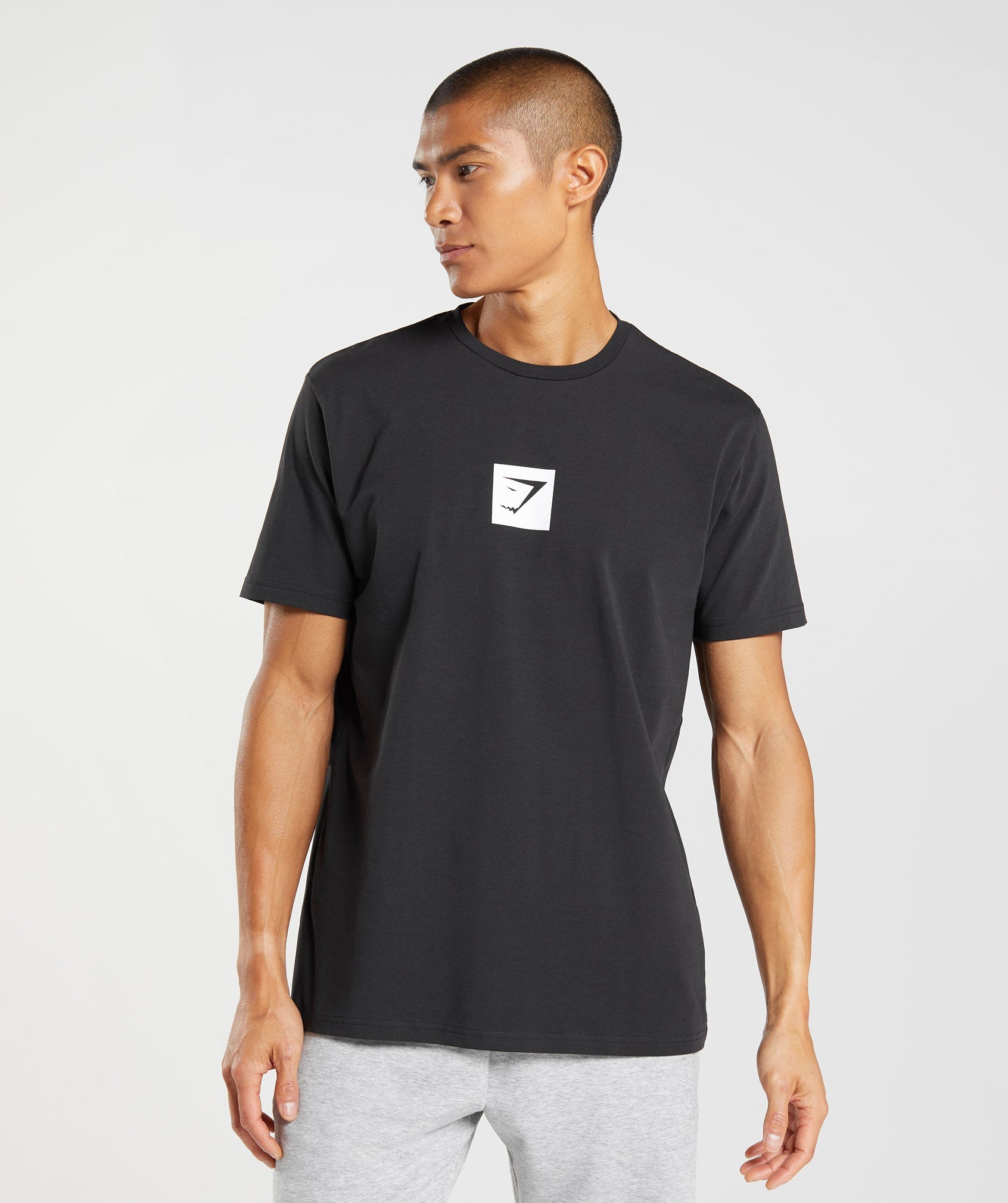 Outline T-Shirt in Black - view 1