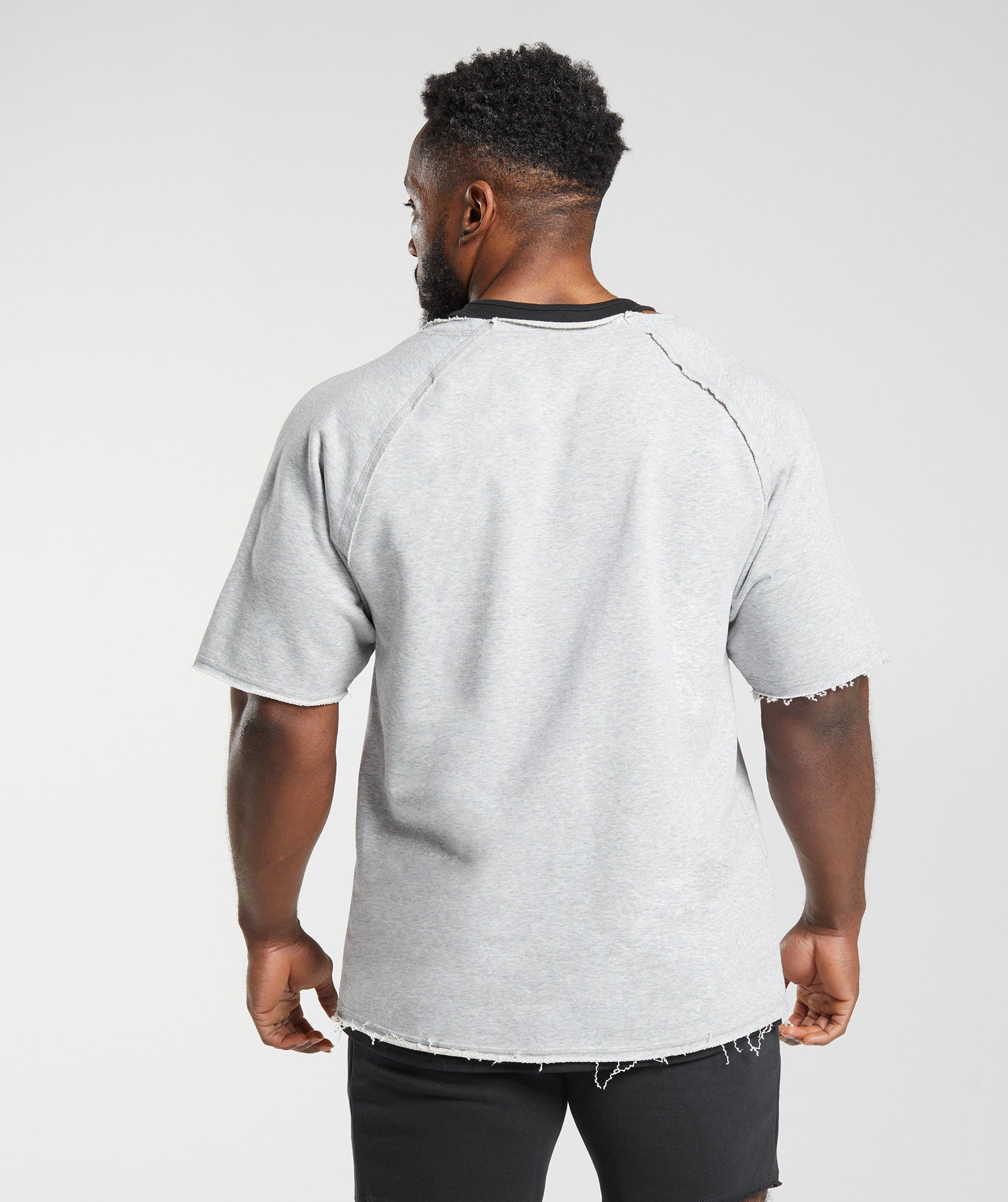 Legacy Rag Top in Light Grey Core Marl