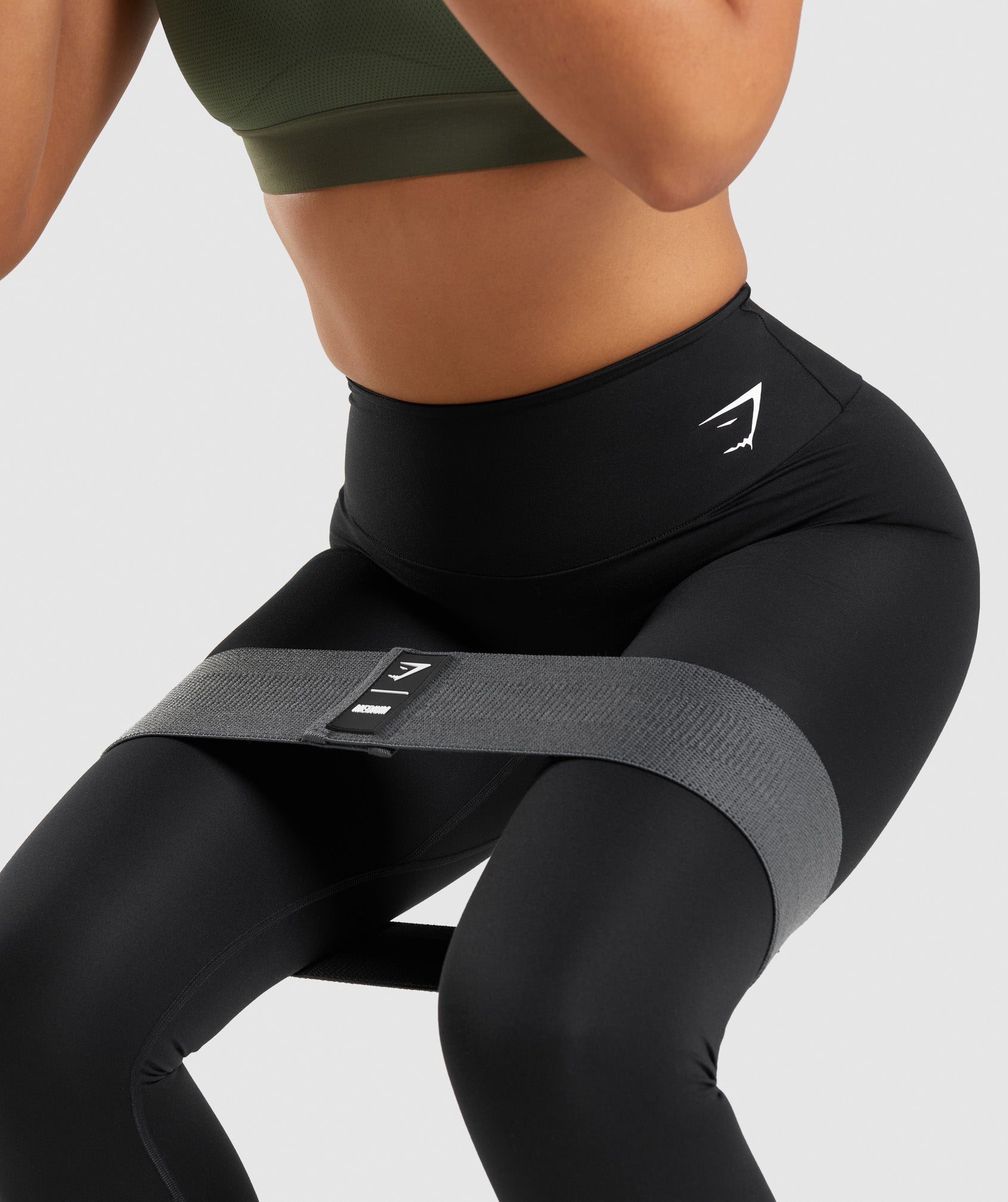 Medium Glute Band in Charcoal Grey - view 2