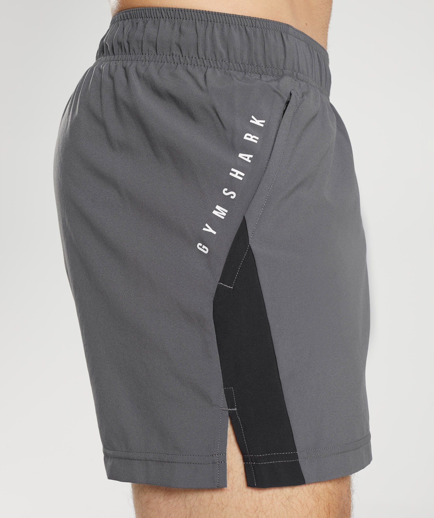 Sport 5" Shorts in Silhouette Grey/Black - view 5