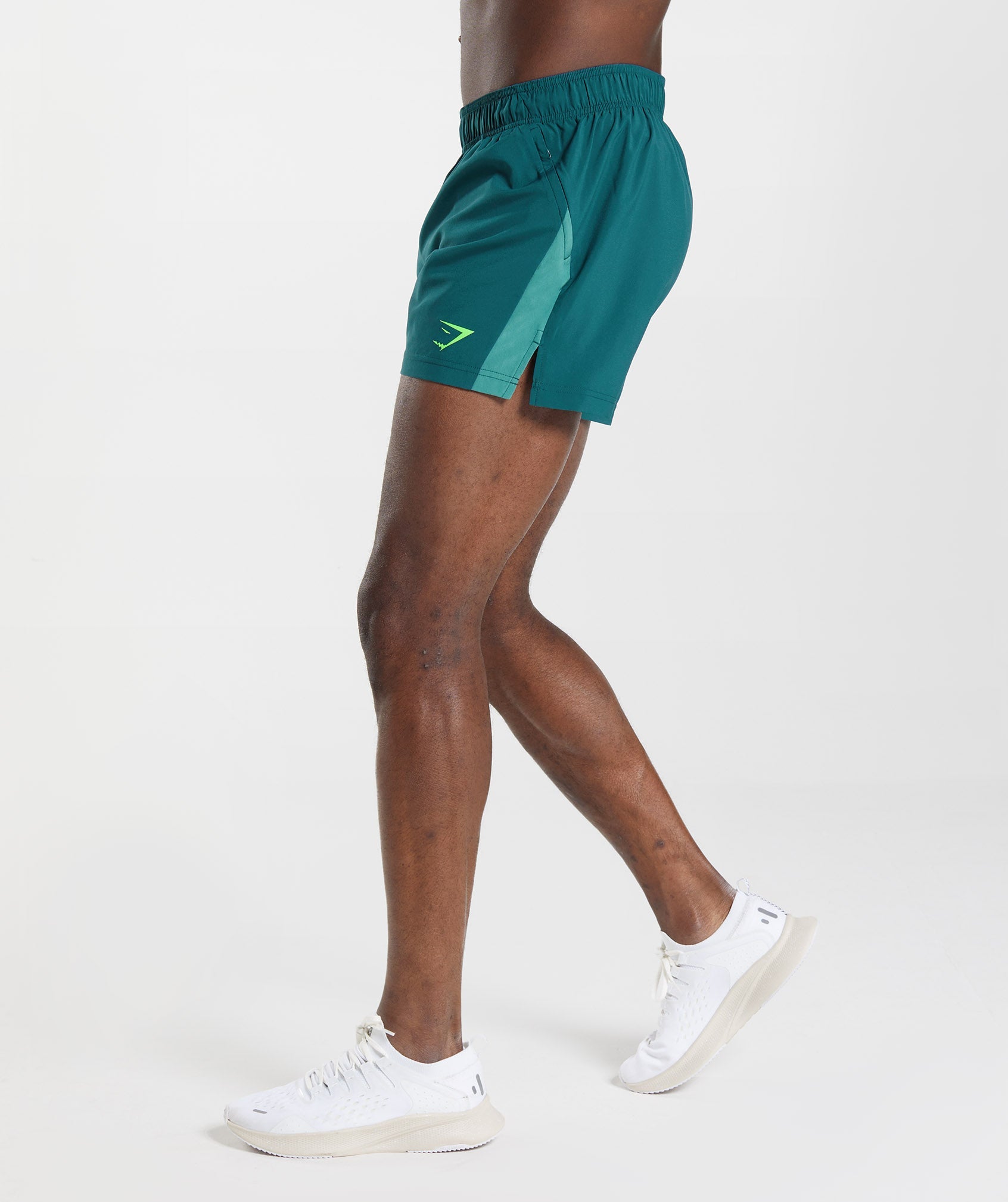 Sport 5" Shorts in Winter Teal/Slate Blue - view 3